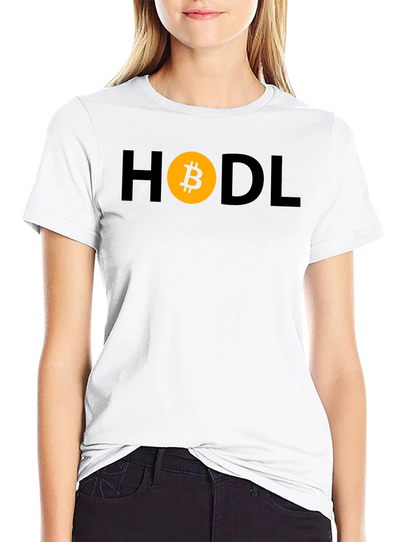 HODL Bitcoin Black T-Shirt - Crypto Currency