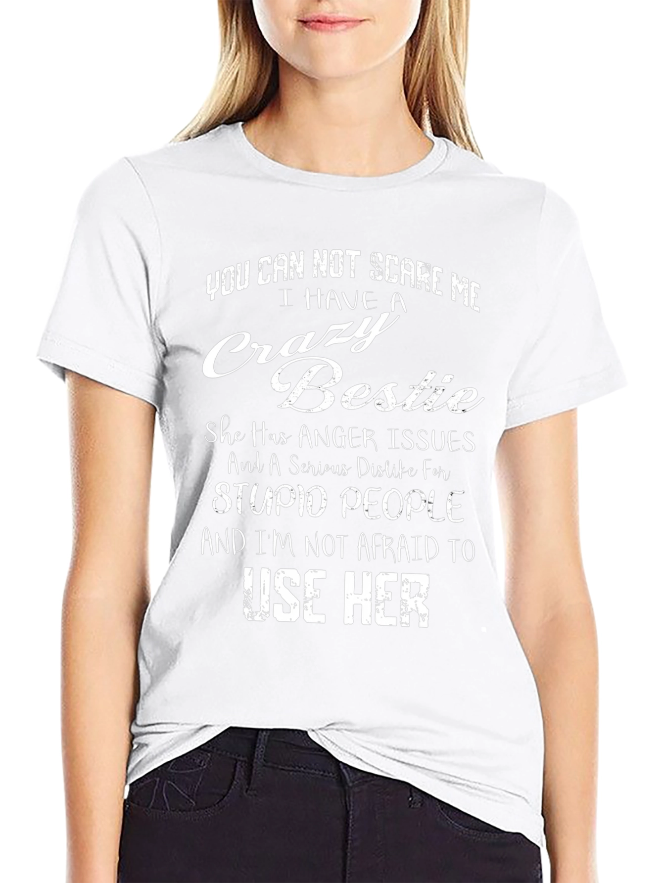 Crazy Bestie Graphic Tee