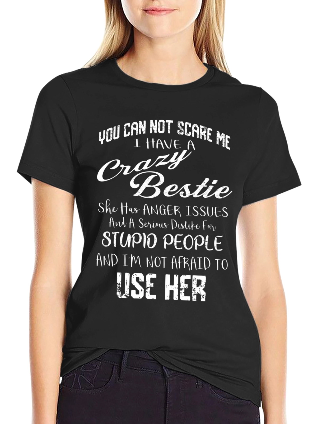 Crazy Bestie Graphic Tee