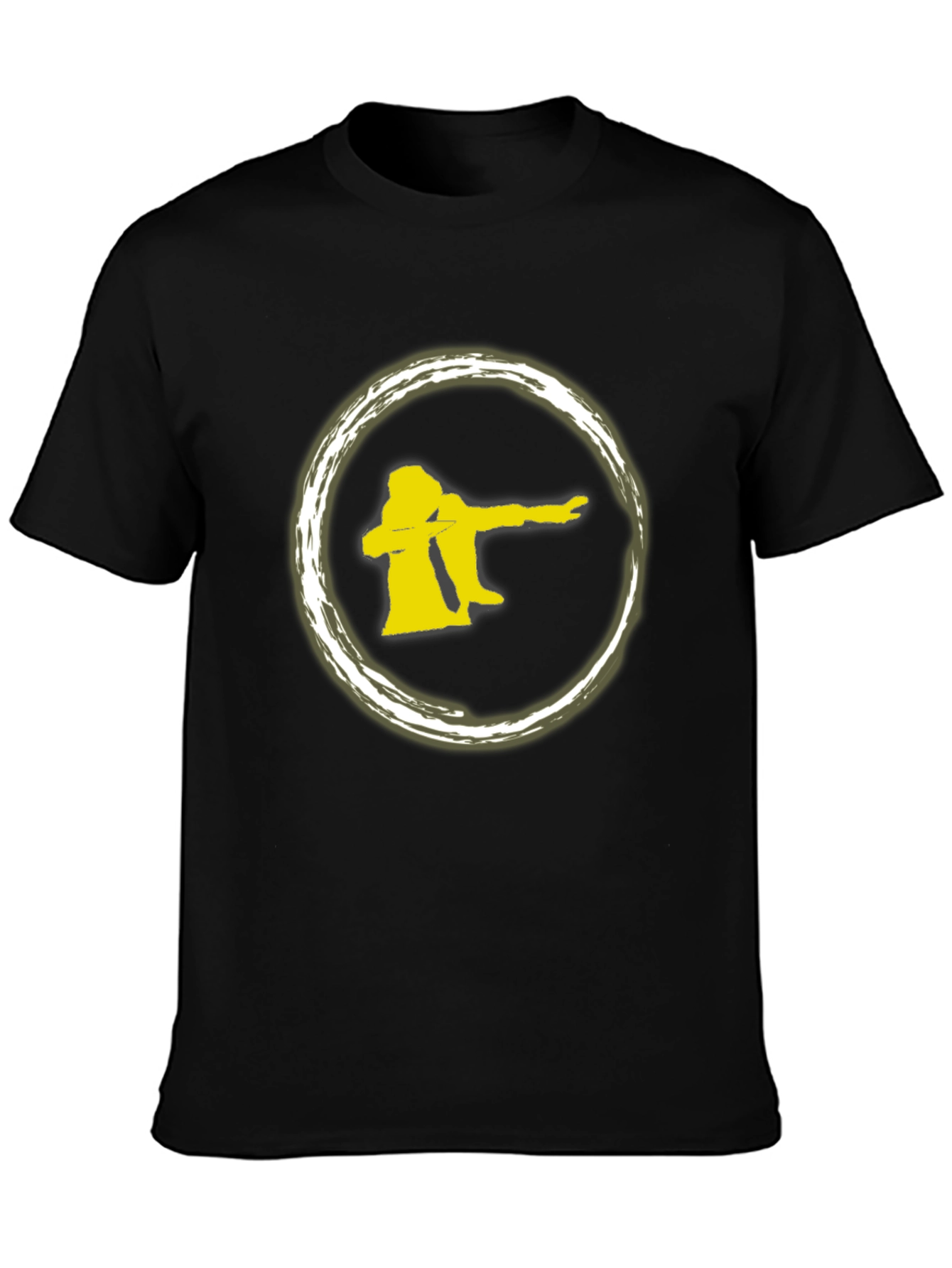 Dab Dance Graphic Tee - Trendy Black T-Shirt
