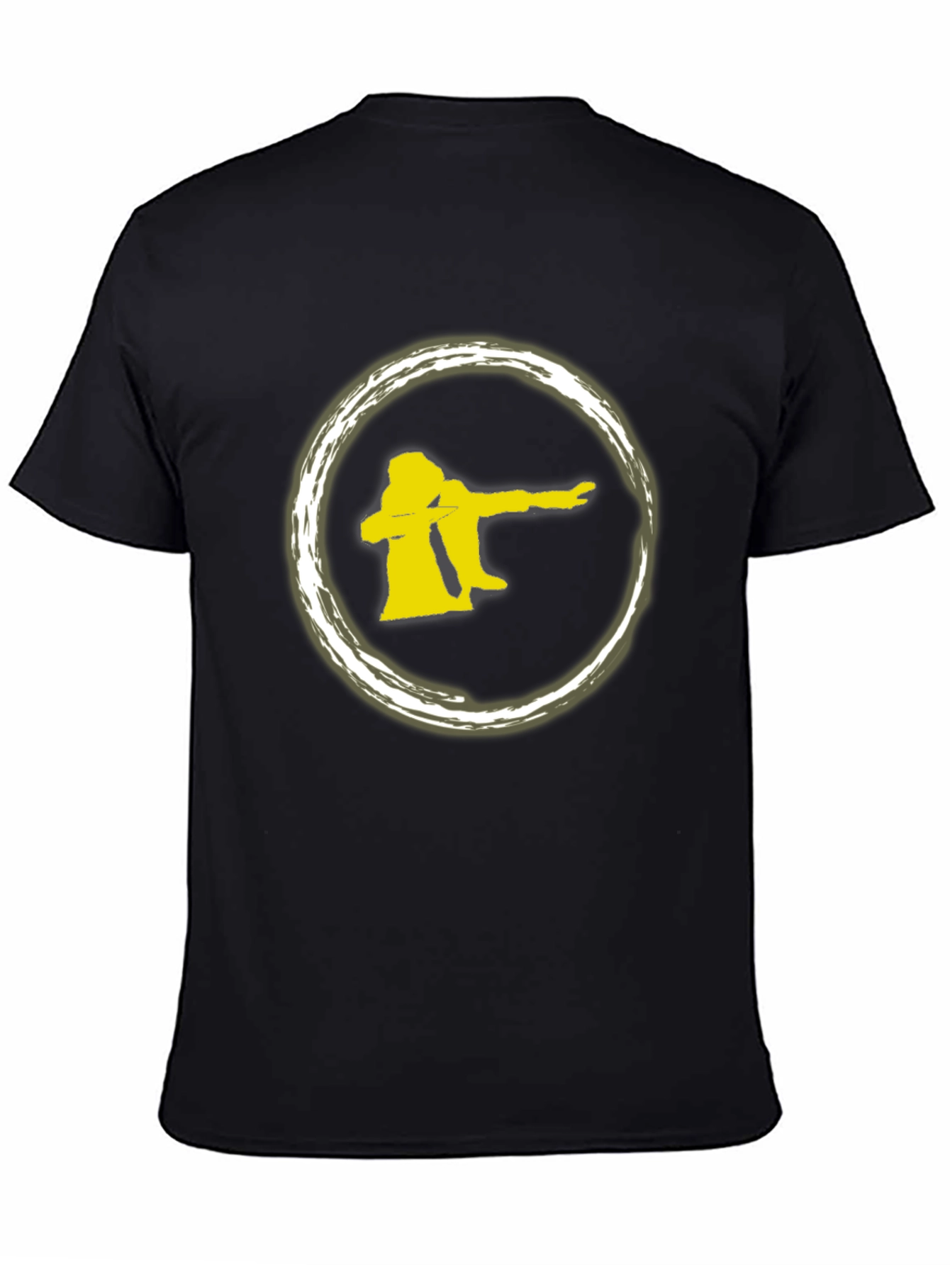 Dab Dance Graphic Tee - Trendy Black T-Shirt
