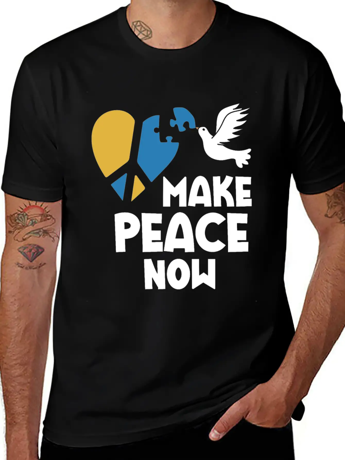 Make Peace Now In Ukraine And Have Mercy On Your B Unisex Casual T-Shirt – Clean Design For Daily Comfort