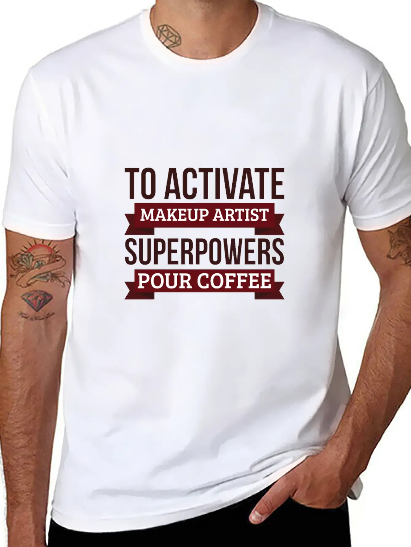 Makeup Artist Gift, To Activate Makeup Artist Unisex Casual T-Shirt – Clean Design For Daily Comfort