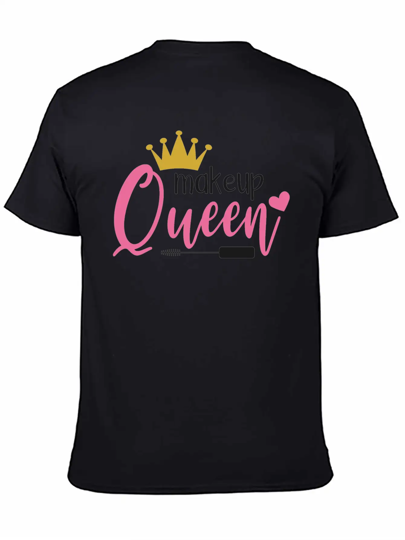 MAKEUP QUEEN Unisex Casual T-Shirt – Clean Design For Daily Comfort