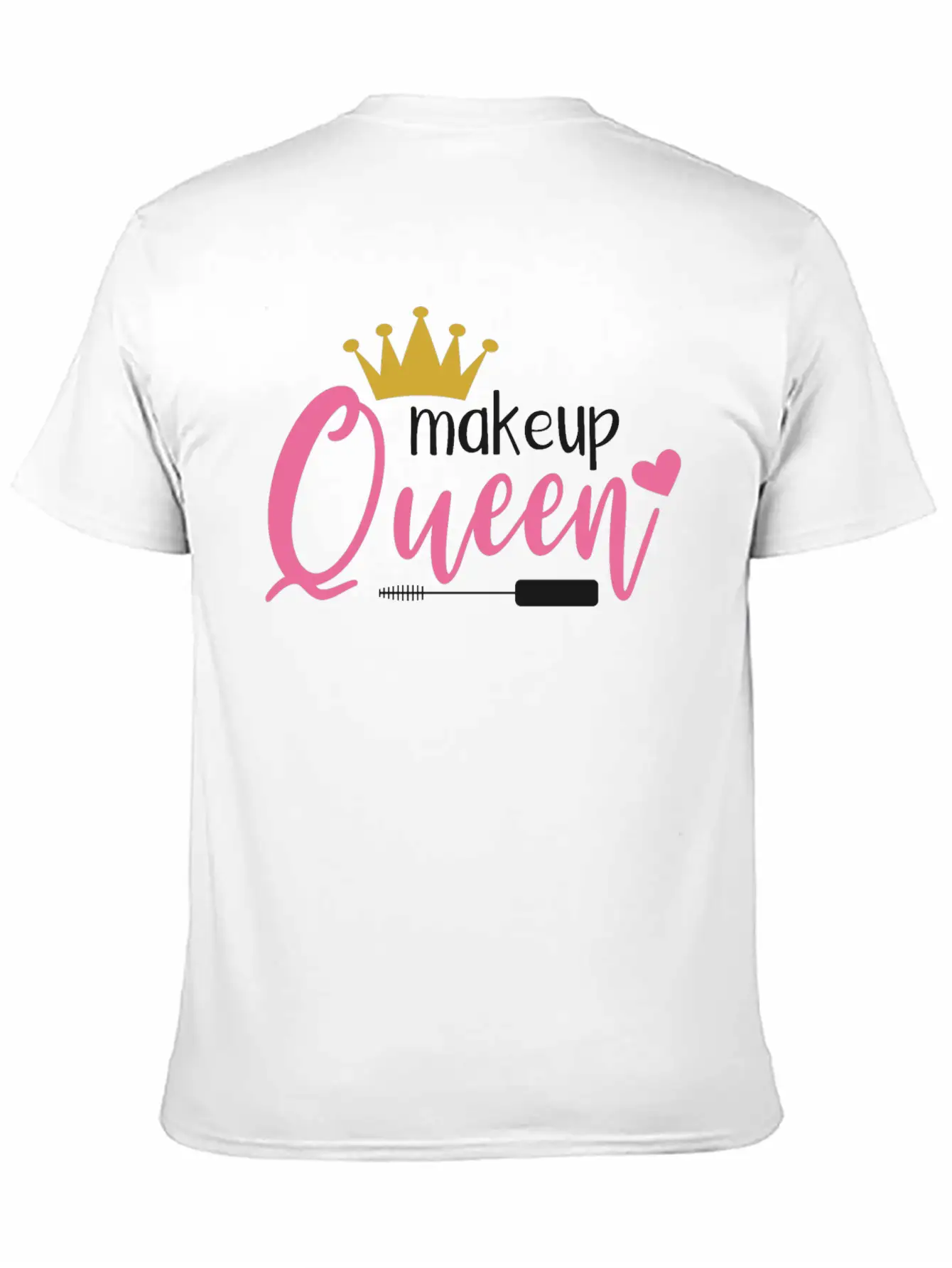 MAKEUP QUEEN Unisex Casual T-Shirt – Clean Design For Daily Comfort
