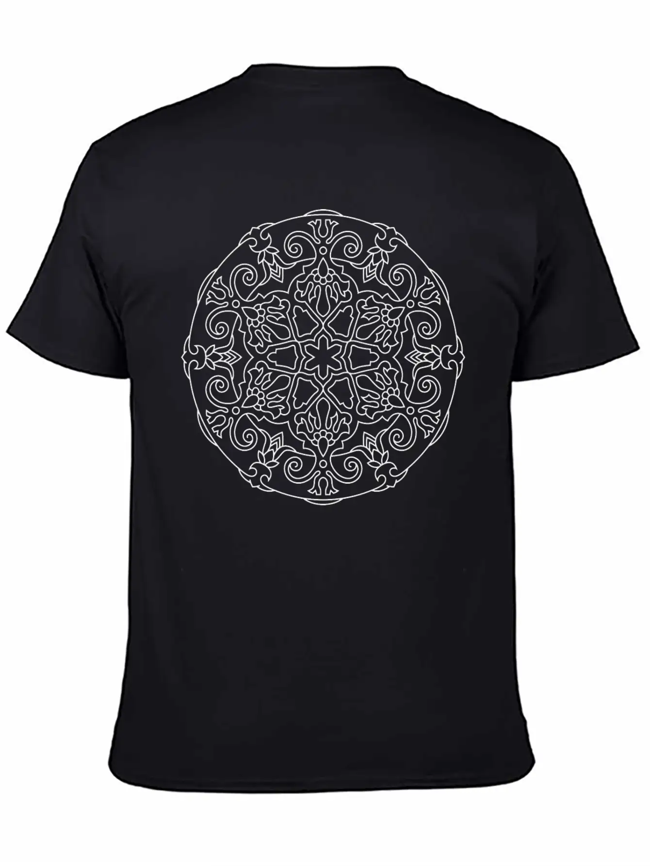 Mandala Design For Mandala Art Illustration, Manda Unisex Casual T-Shirt – Clean Design For Daily Comfort