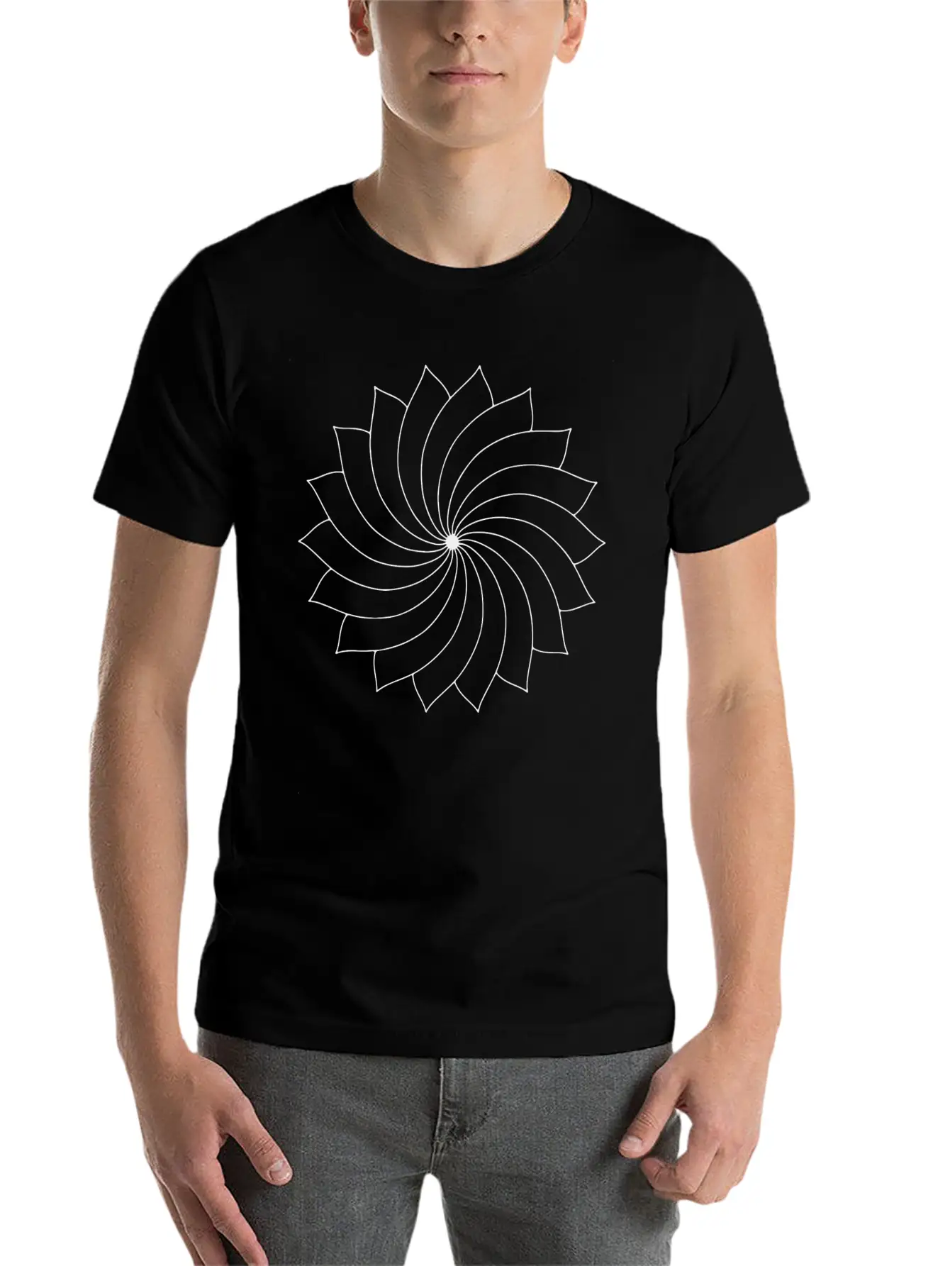 MANDALA Unisex Casual T-Shirt – Clean Design For Daily Comfort
