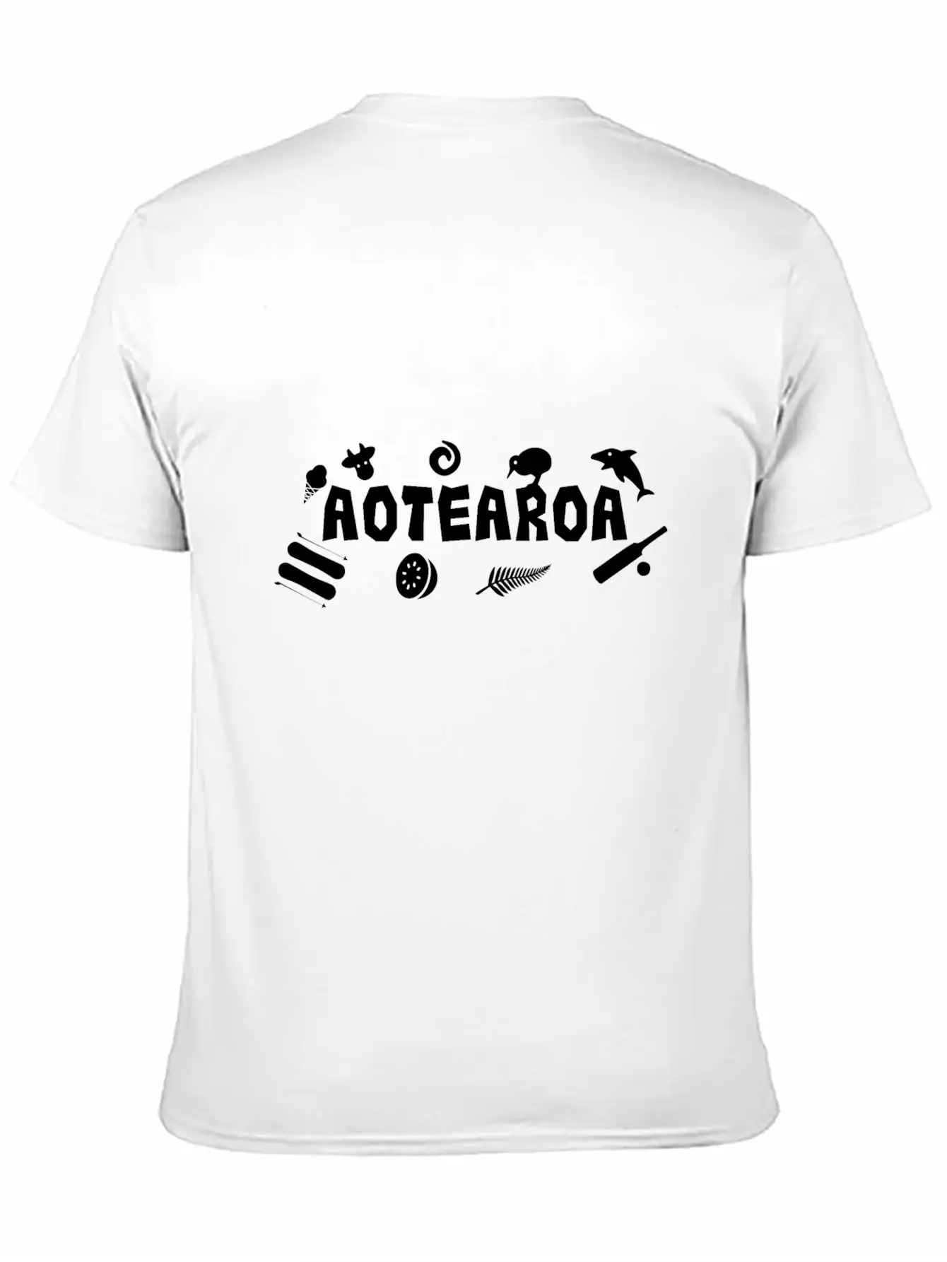 Maori Aotearoa New Zealand Icons - Gift Idea Unisex Casual T-Shirt – Clean Design For Daily Comfort