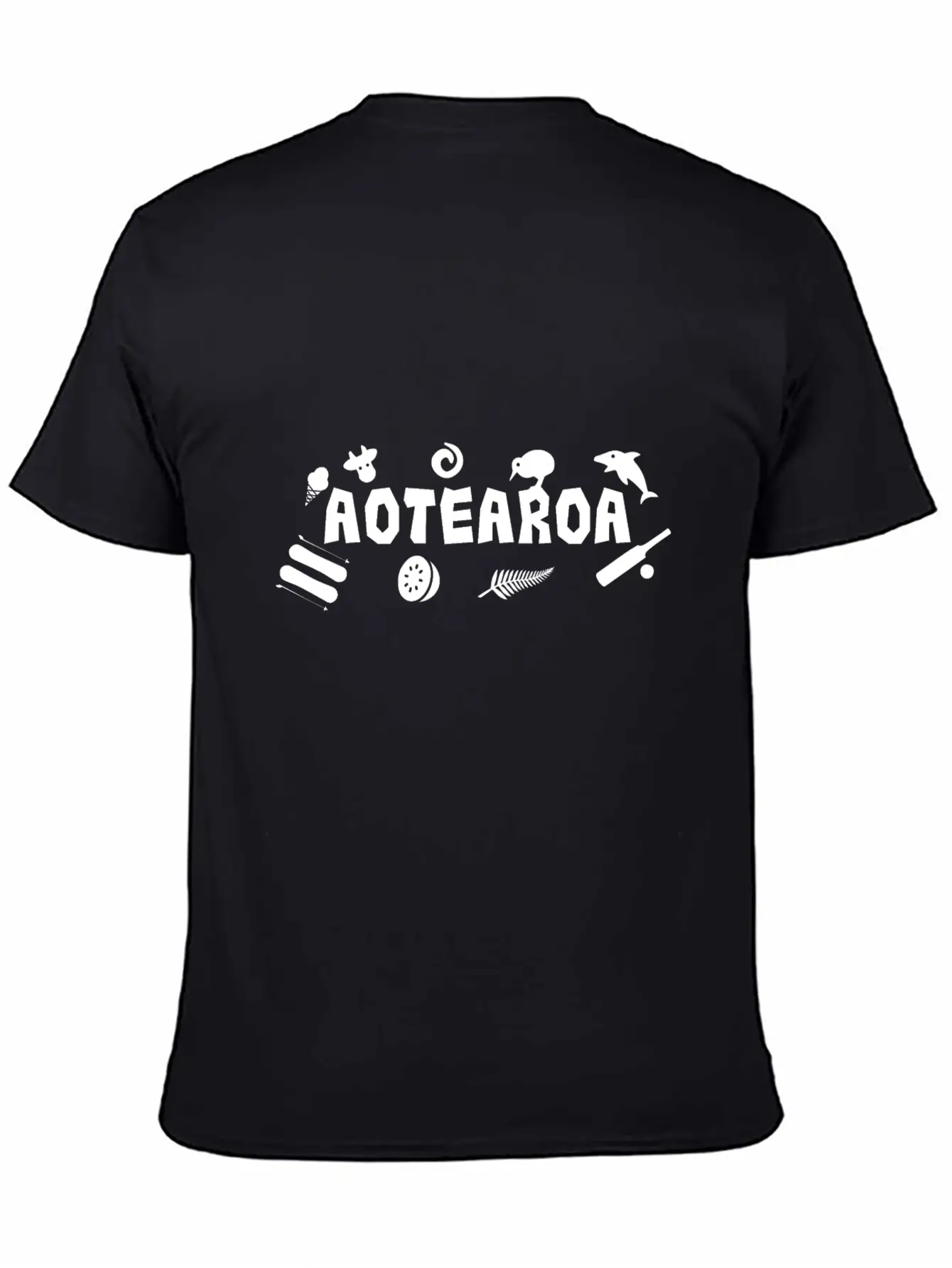 Maori Aotearoa New Zealand Icons - Gift Idea Unisex Casual T-Shirt – Clean Design For Daily Comfort