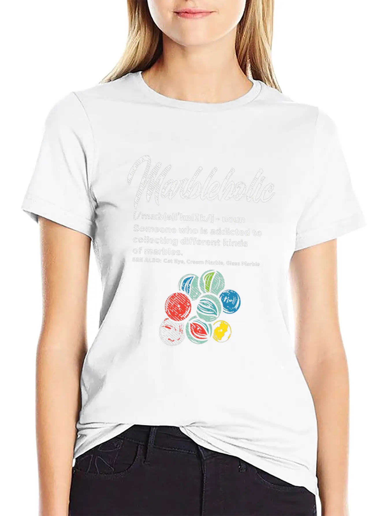 Marbleholic Someone Who Is Addicted To Collecting Unisex Casual T-Shirt – Clean Design For Daily Comfort
