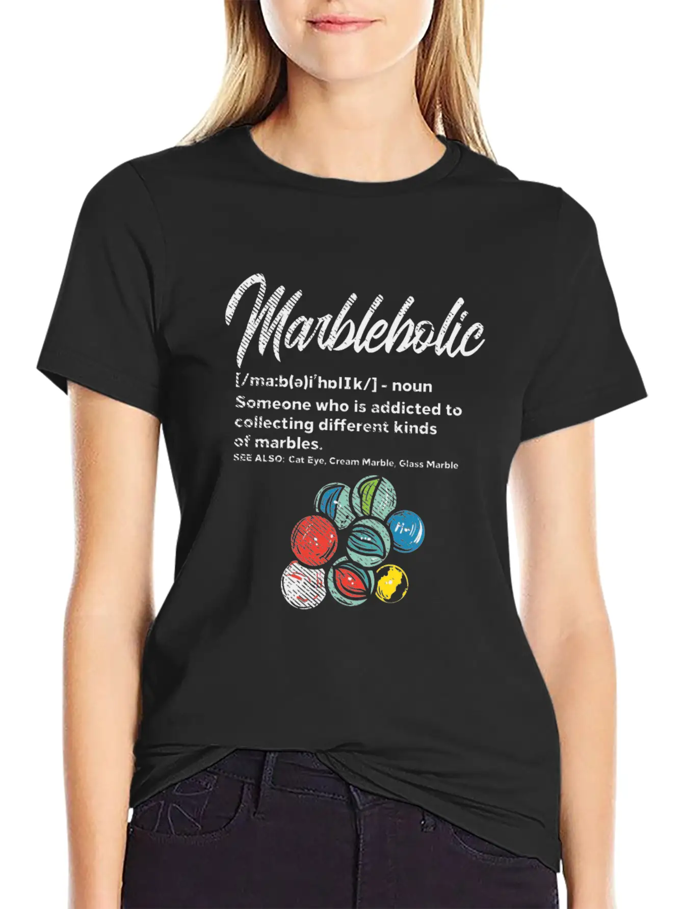 Marbleholic Someone Who Is Addicted To Collecting Unisex Casual T-Shirt – Clean Design For Daily Comfort