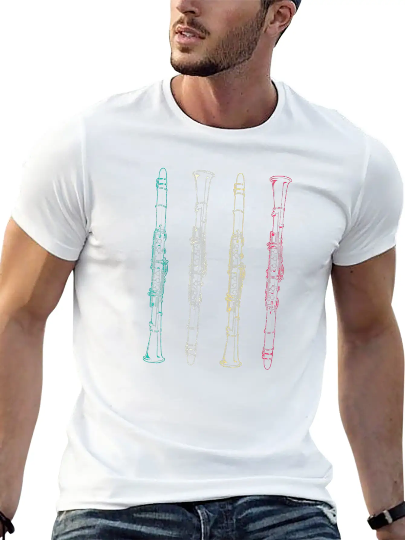 Marching Band Clarinetist Musician Clarinet Unisex Casual T-Shirt – Clean Design For Daily Comfort