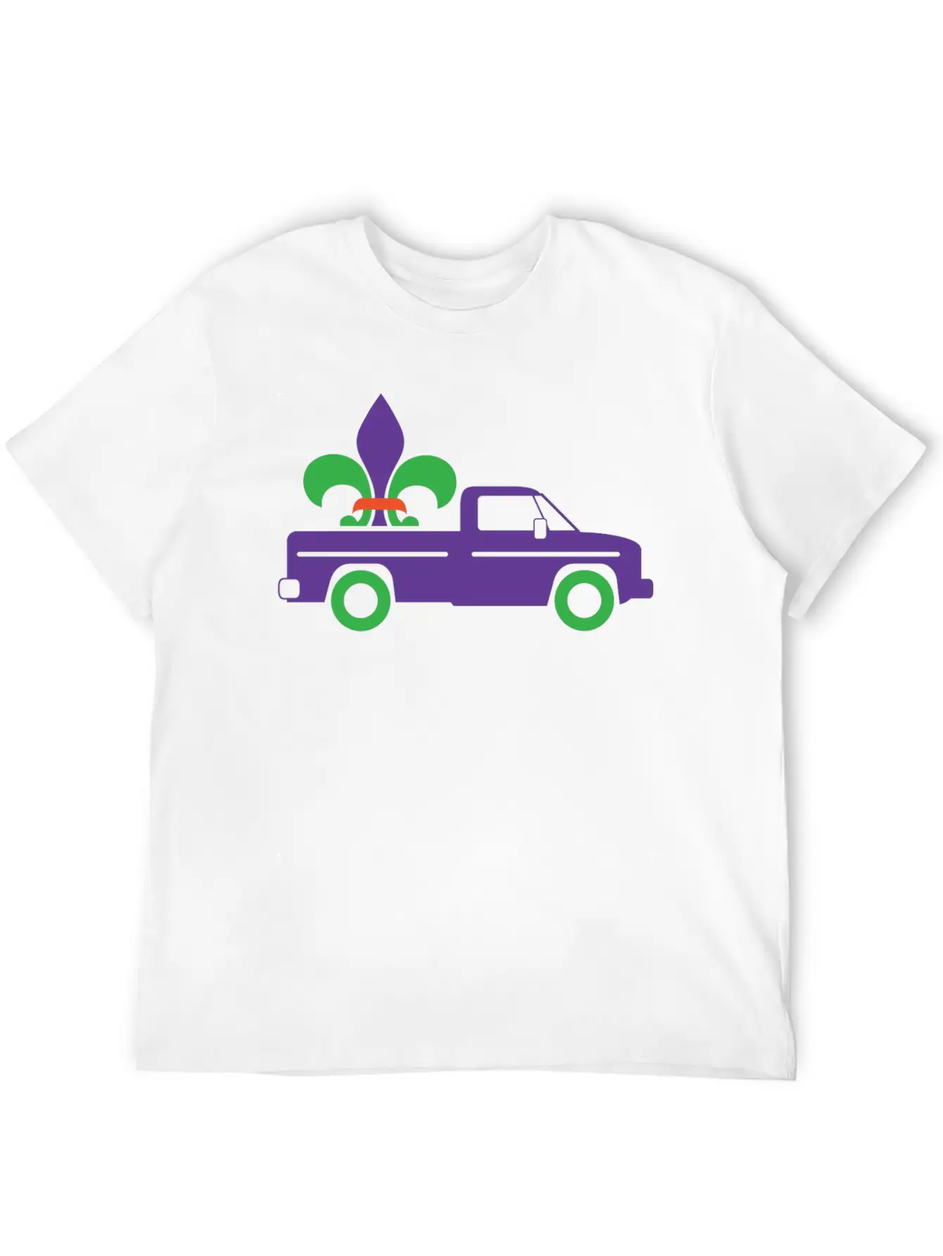 Mardi Gras Truck Gift Unisex Casual T-Shirt – Clean Design For Daily Comfort