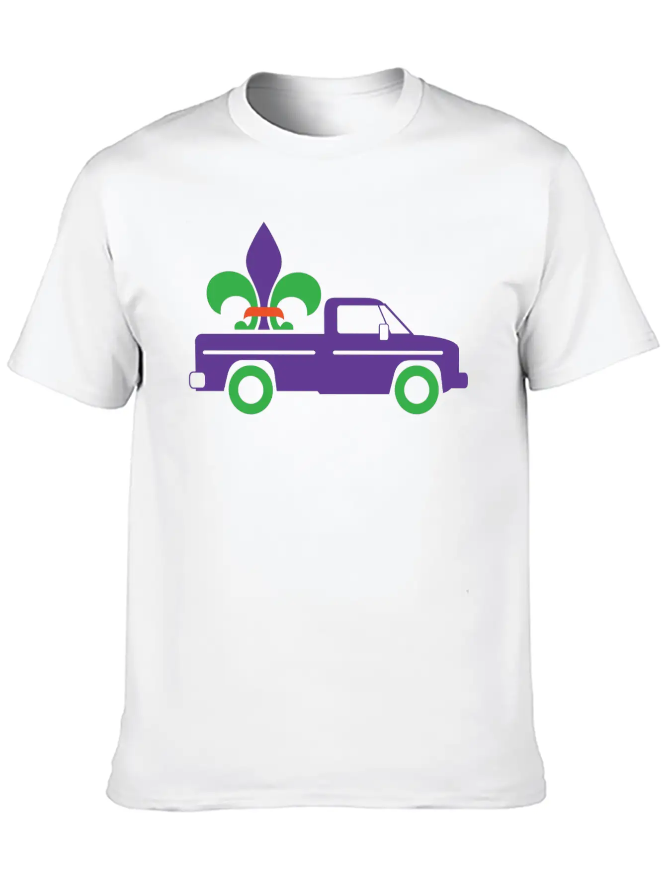 Mardi Gras Truck Gift Unisex Casual T-Shirt – Clean Design For Daily Comfort