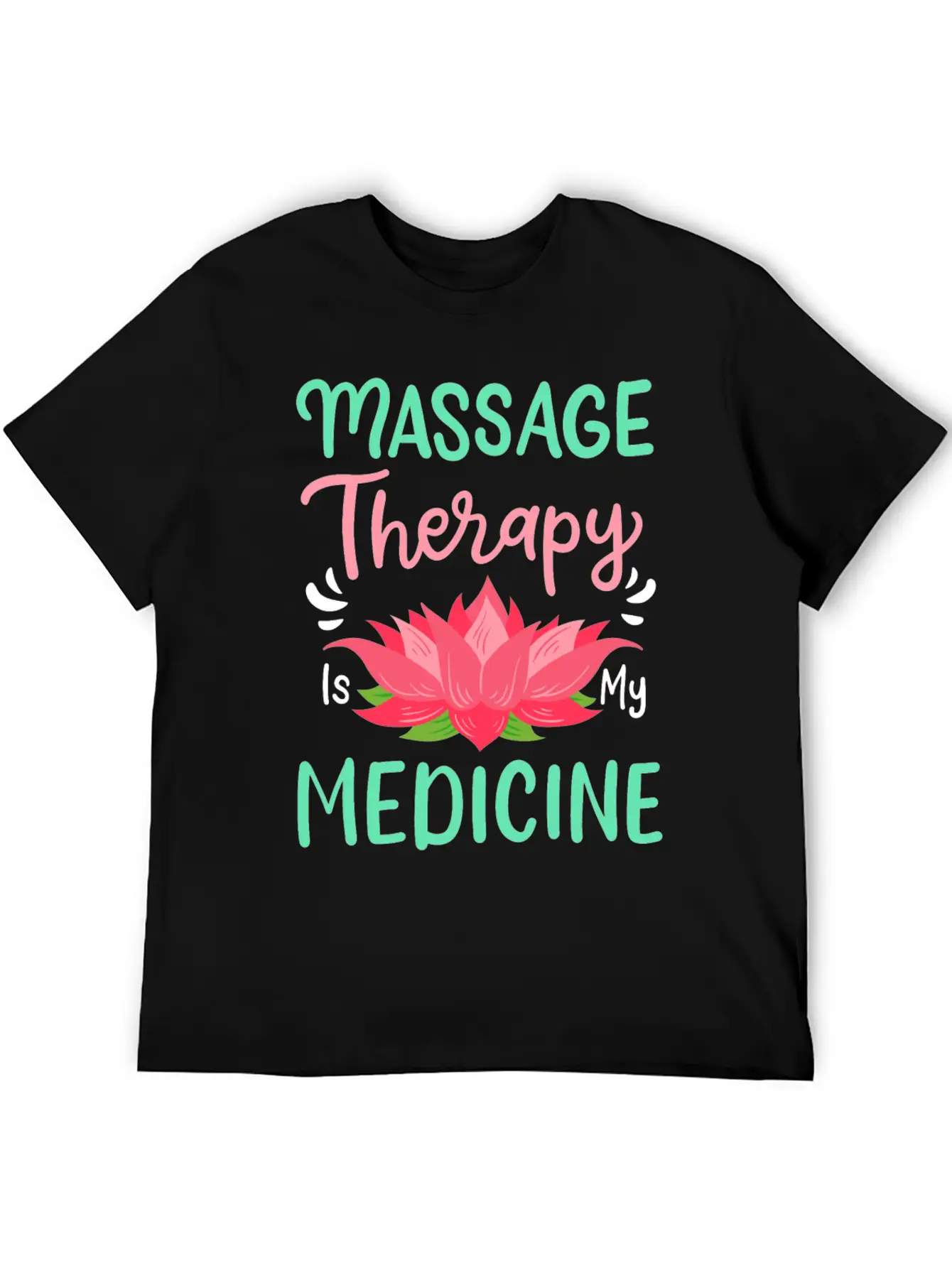 Massage Therapy Unisex Casual T-Shirt – Clean Design For Daily Comfort