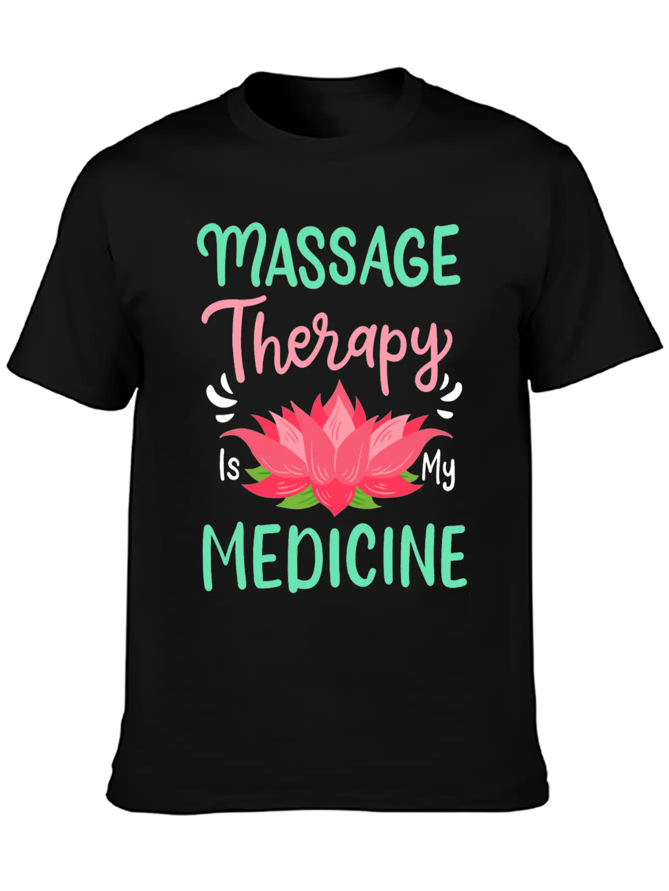 Massage Therapy Unisex Casual T-Shirt – Clean Design For Daily Comfort