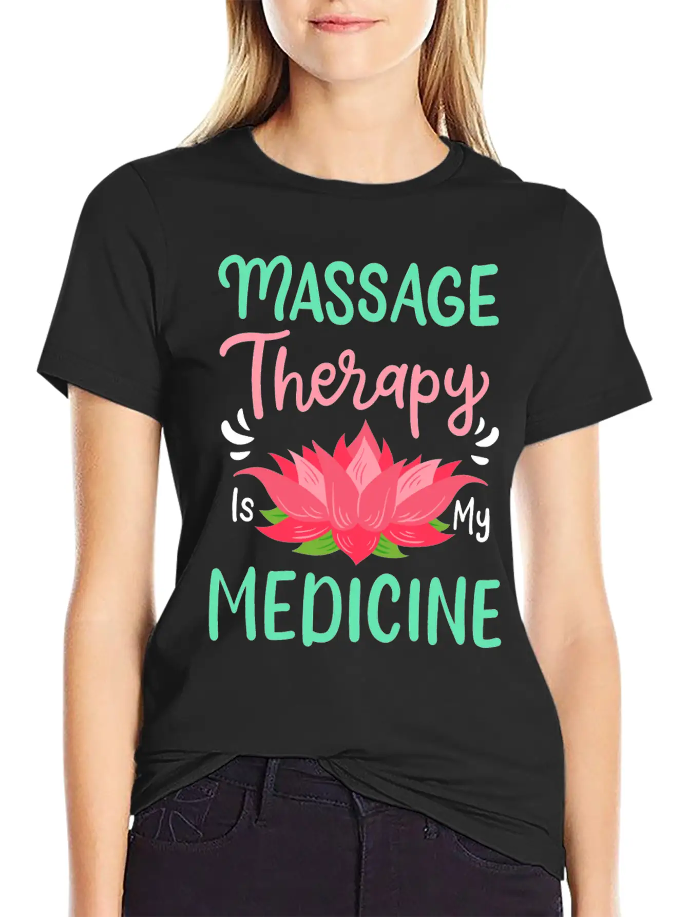 Massage Therapy Unisex Casual T-Shirt – Clean Design For Daily Comfort