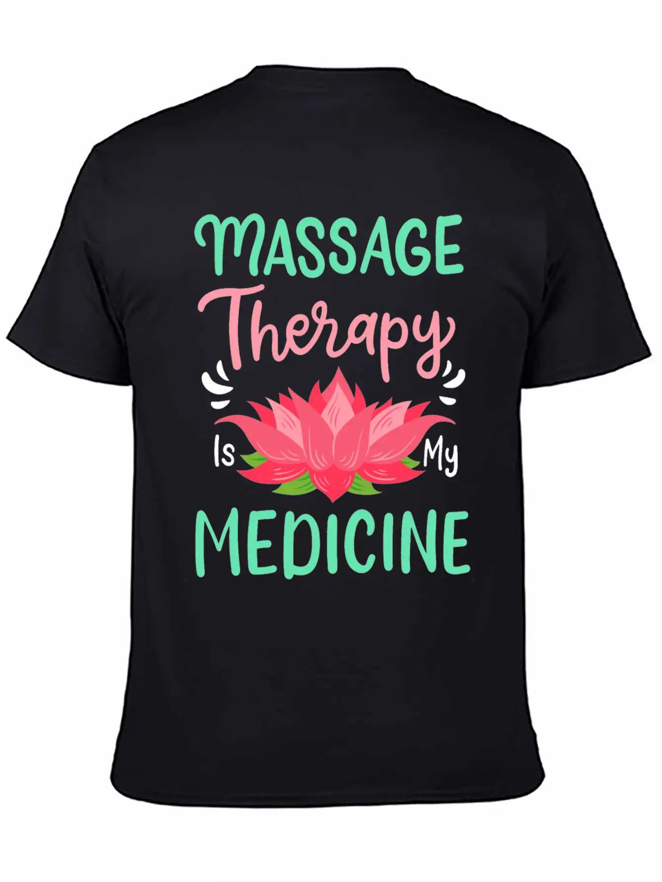 Massage Therapy Unisex Casual T-Shirt – Clean Design For Daily Comfort