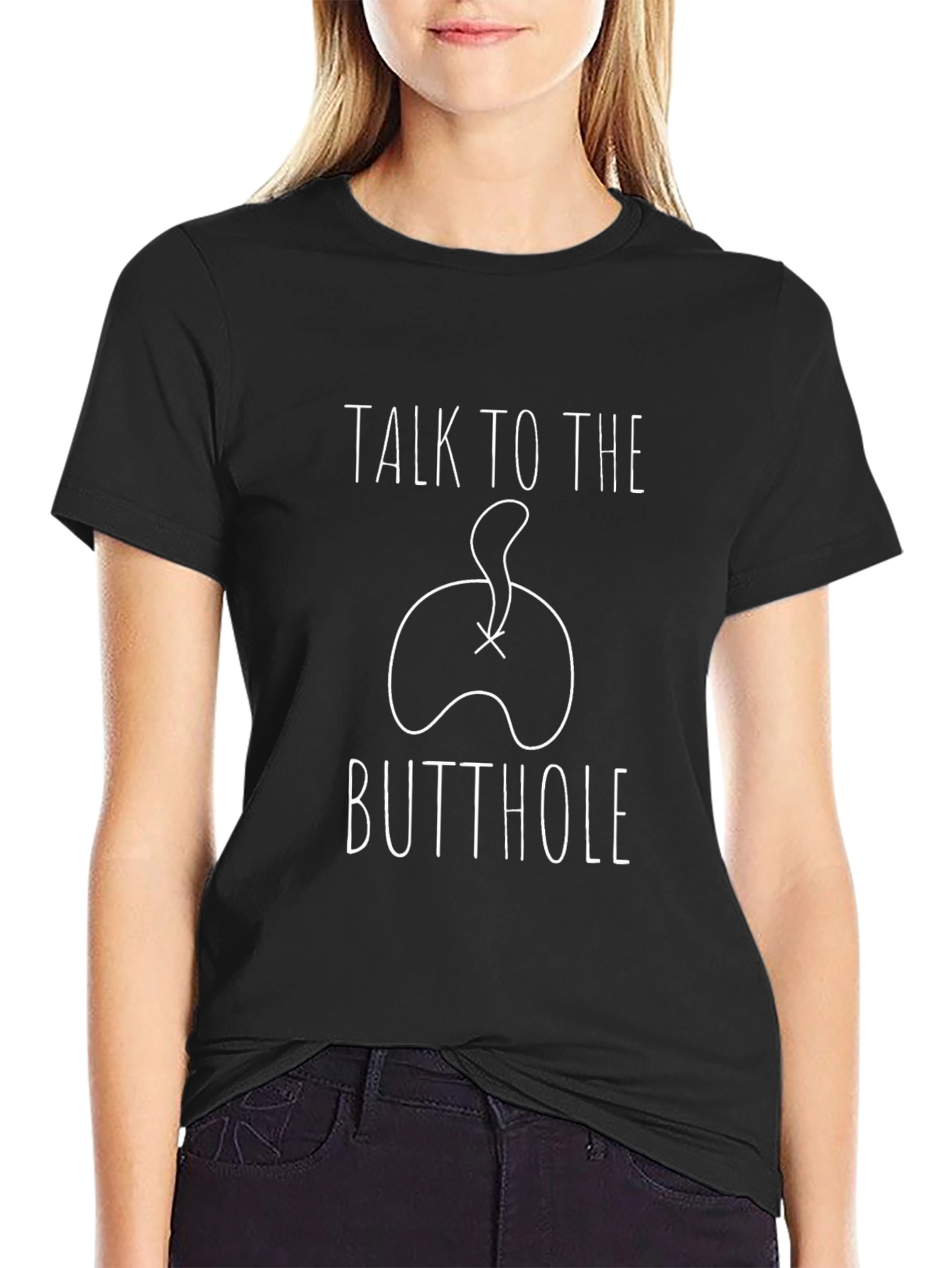 Talk to the Butthole Graphic Tee