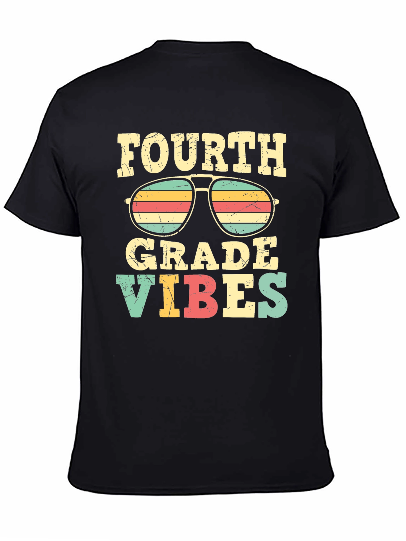 Fourth Grade Vibes Retro T-Shirt