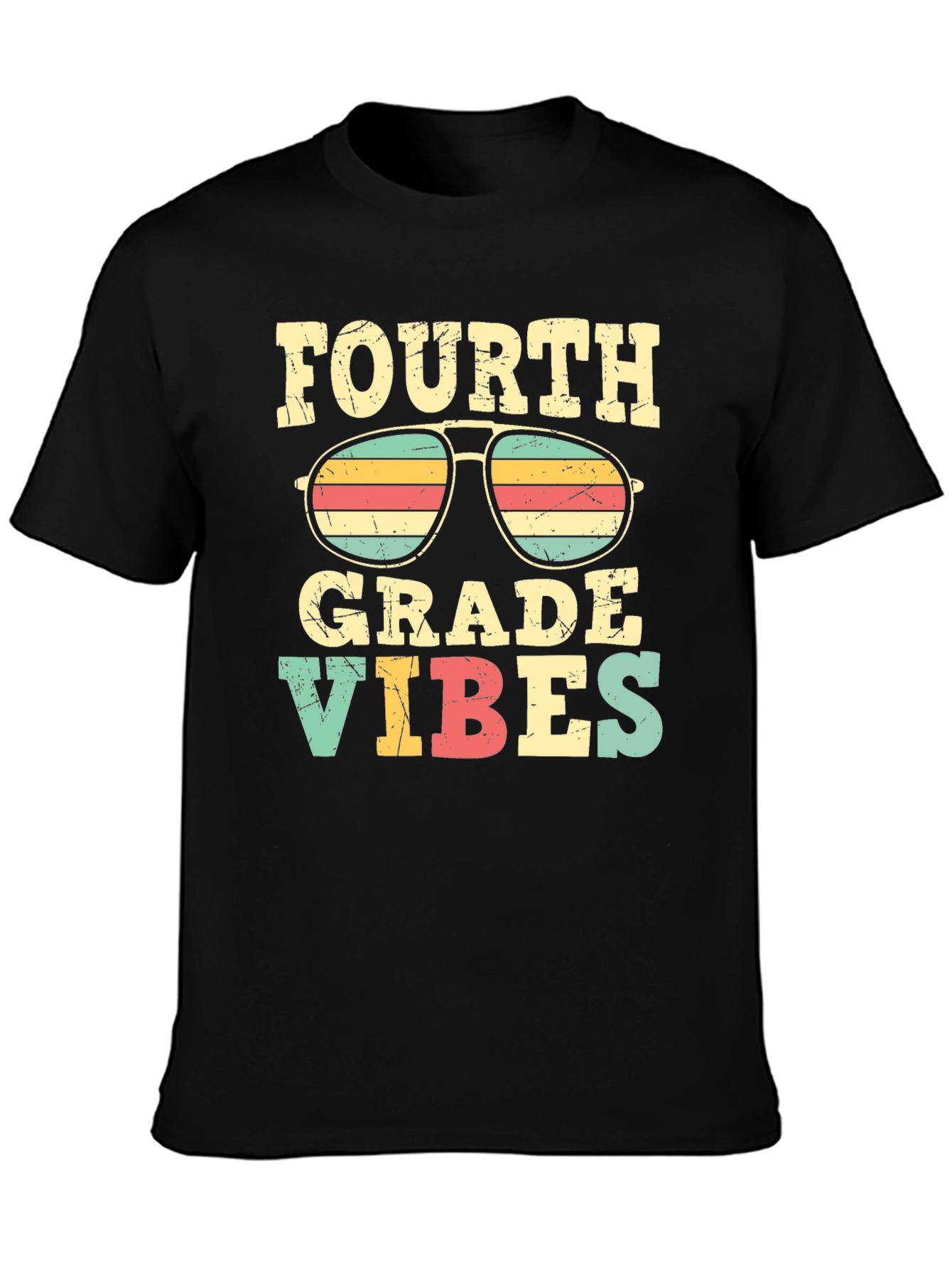 Fourth Grade Vibes Retro T-Shirt