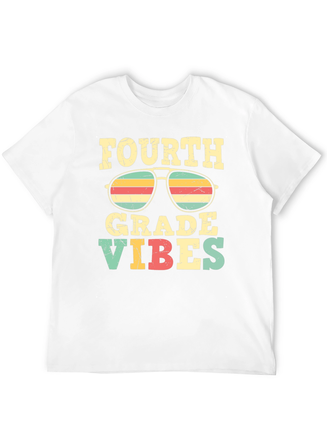 Fourth Grade Vibes Retro T-Shirt