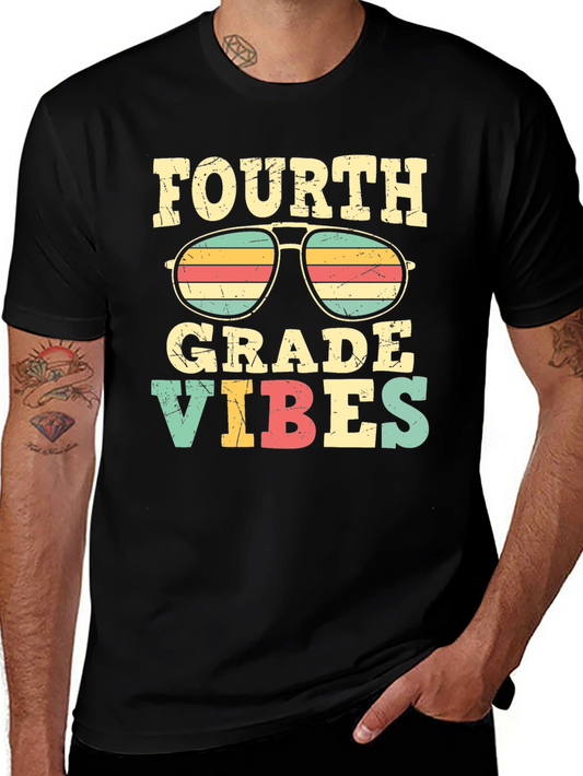 Fourth Grade Vibes Retro T-Shirt