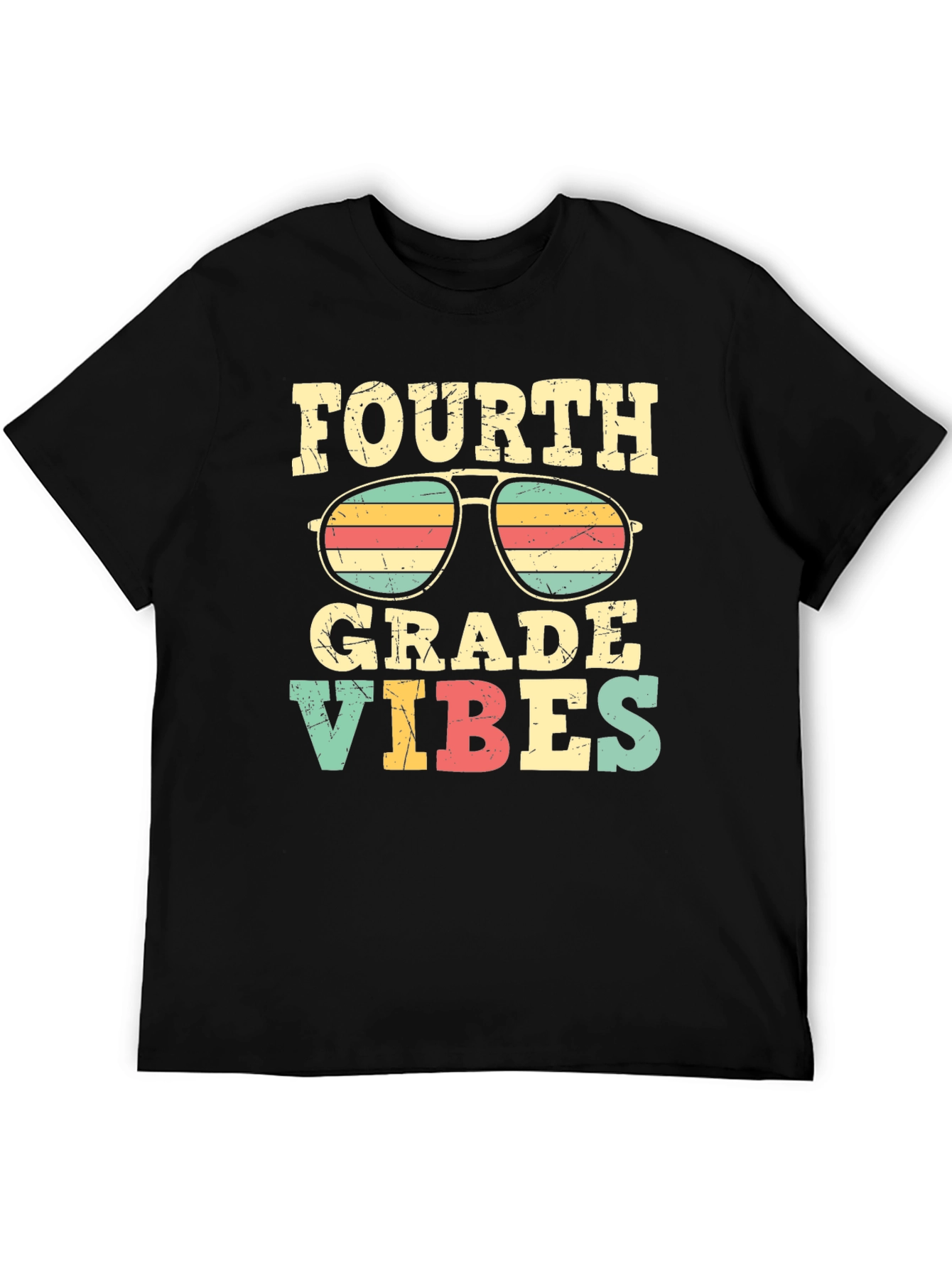 Fourth Grade Vibes Retro T-Shirt