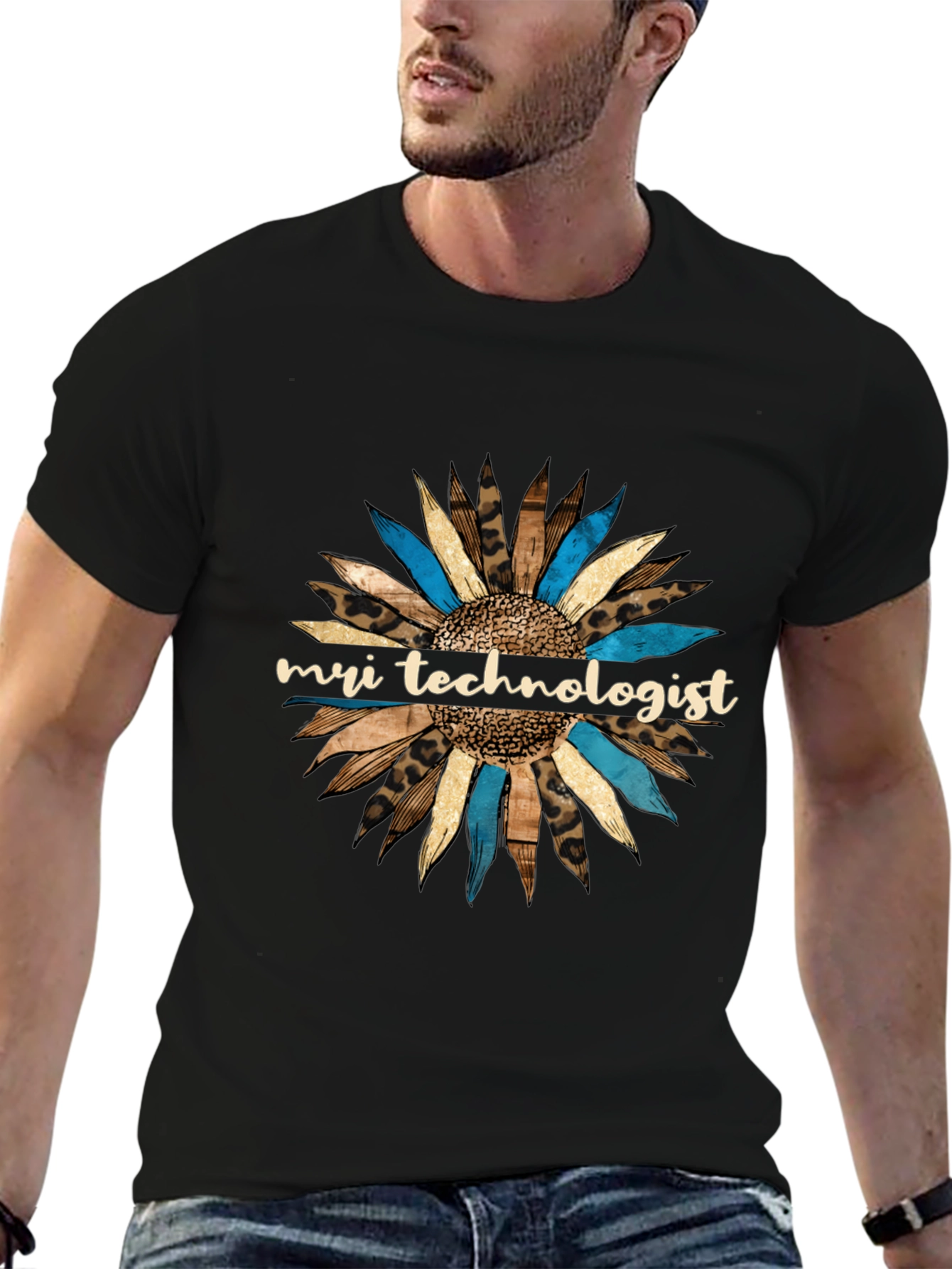 MRI Technologist Sunflower Graphic Tee