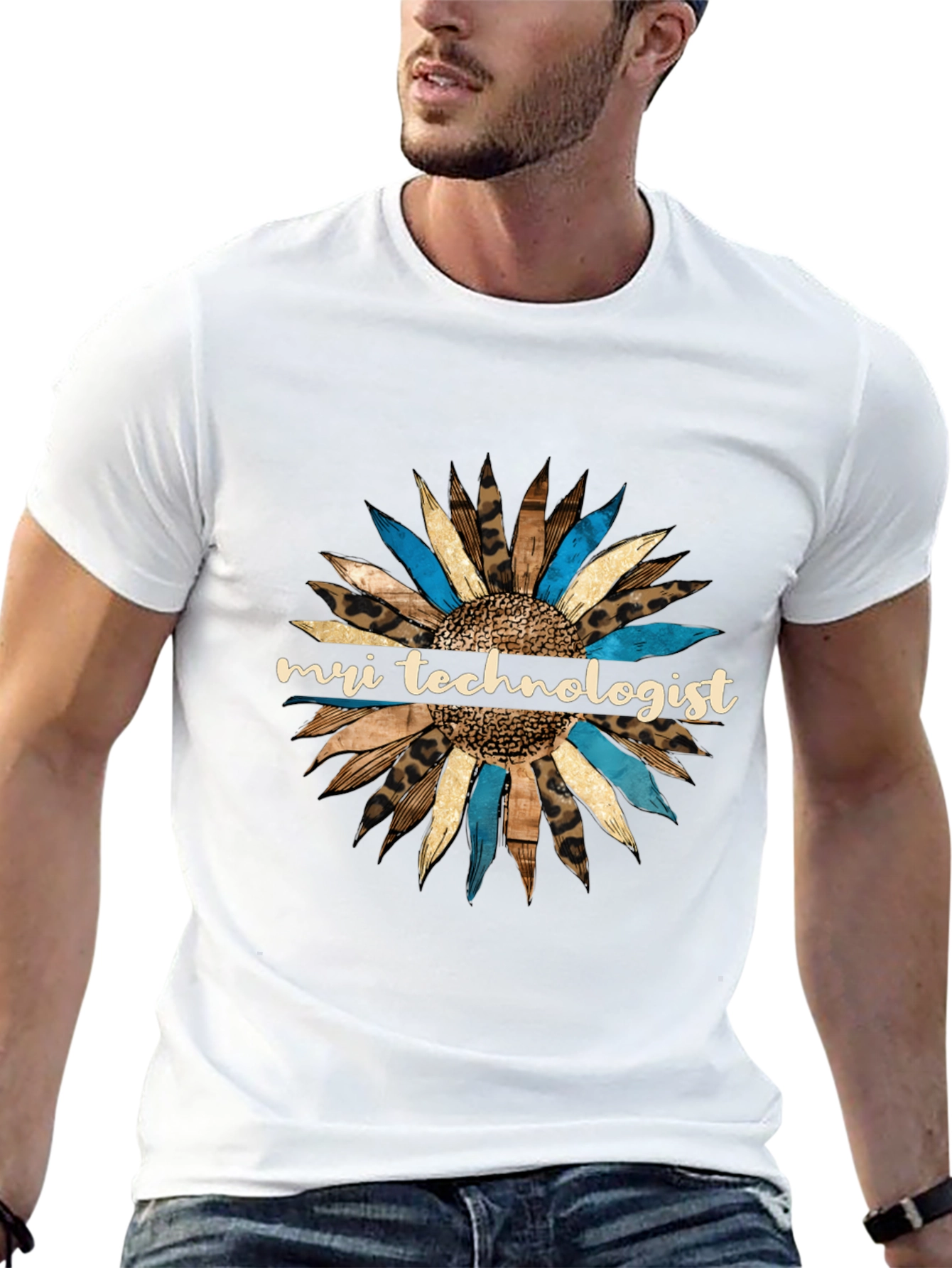 MRI Technologist Sunflower Graphic Tee