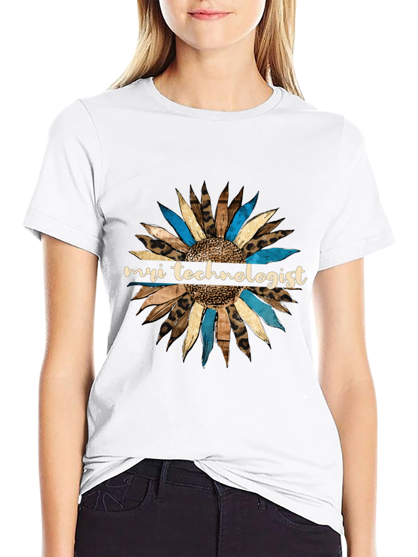 MRI Technologist Sunflower Graphic Tee