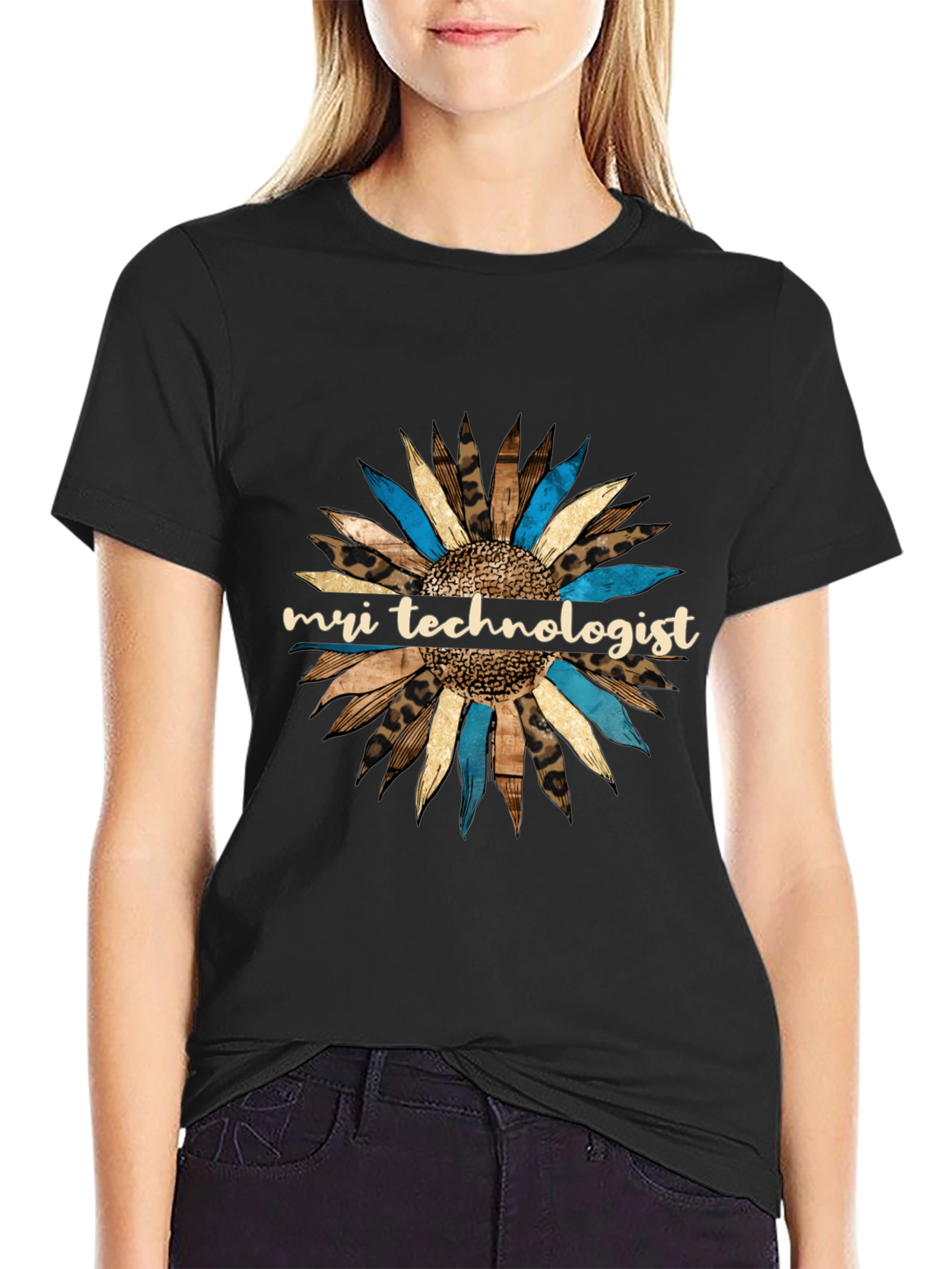 MRI Technologist Sunflower Graphic Tee