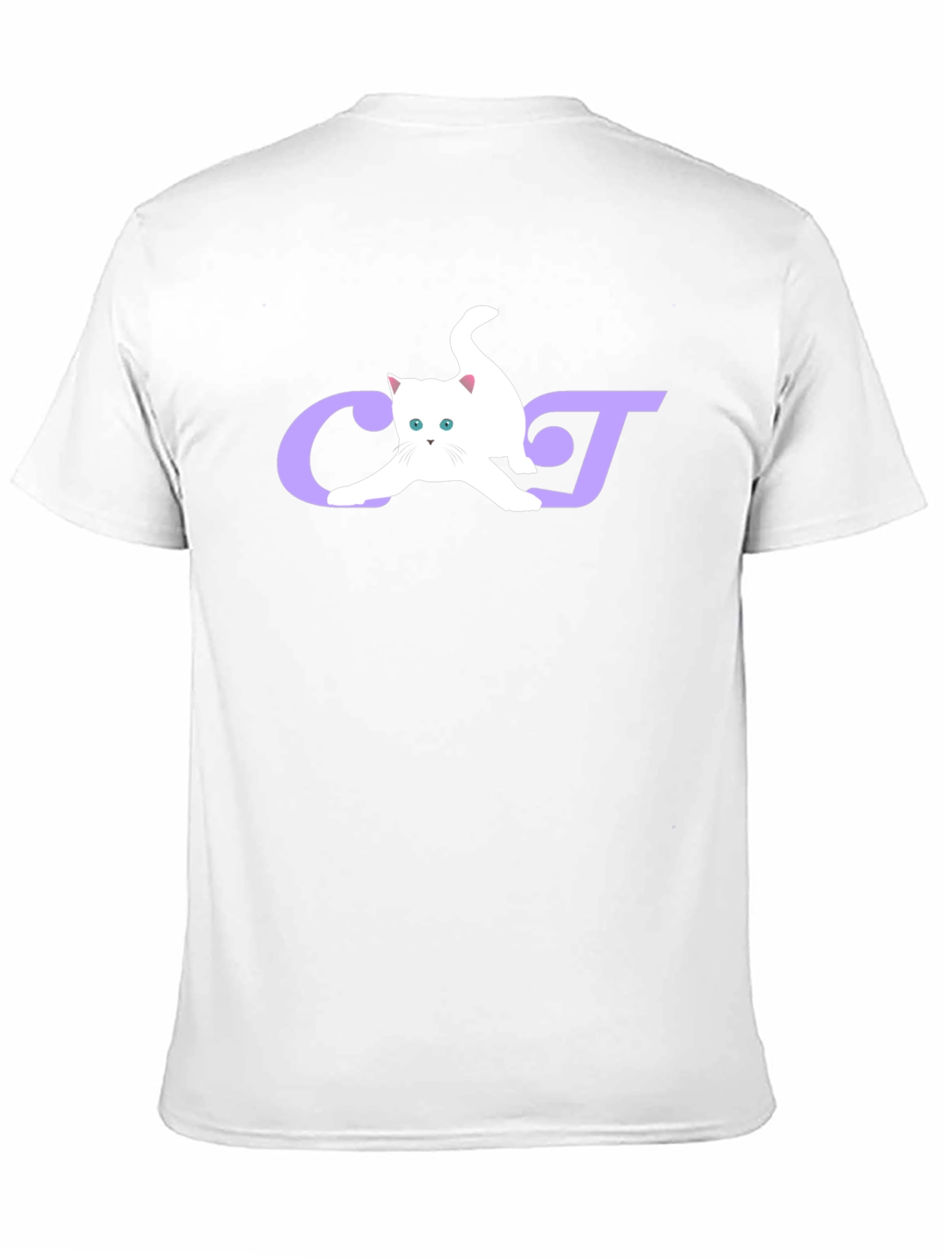 Cat Lover Graphic Tee - Black Cotton Blend