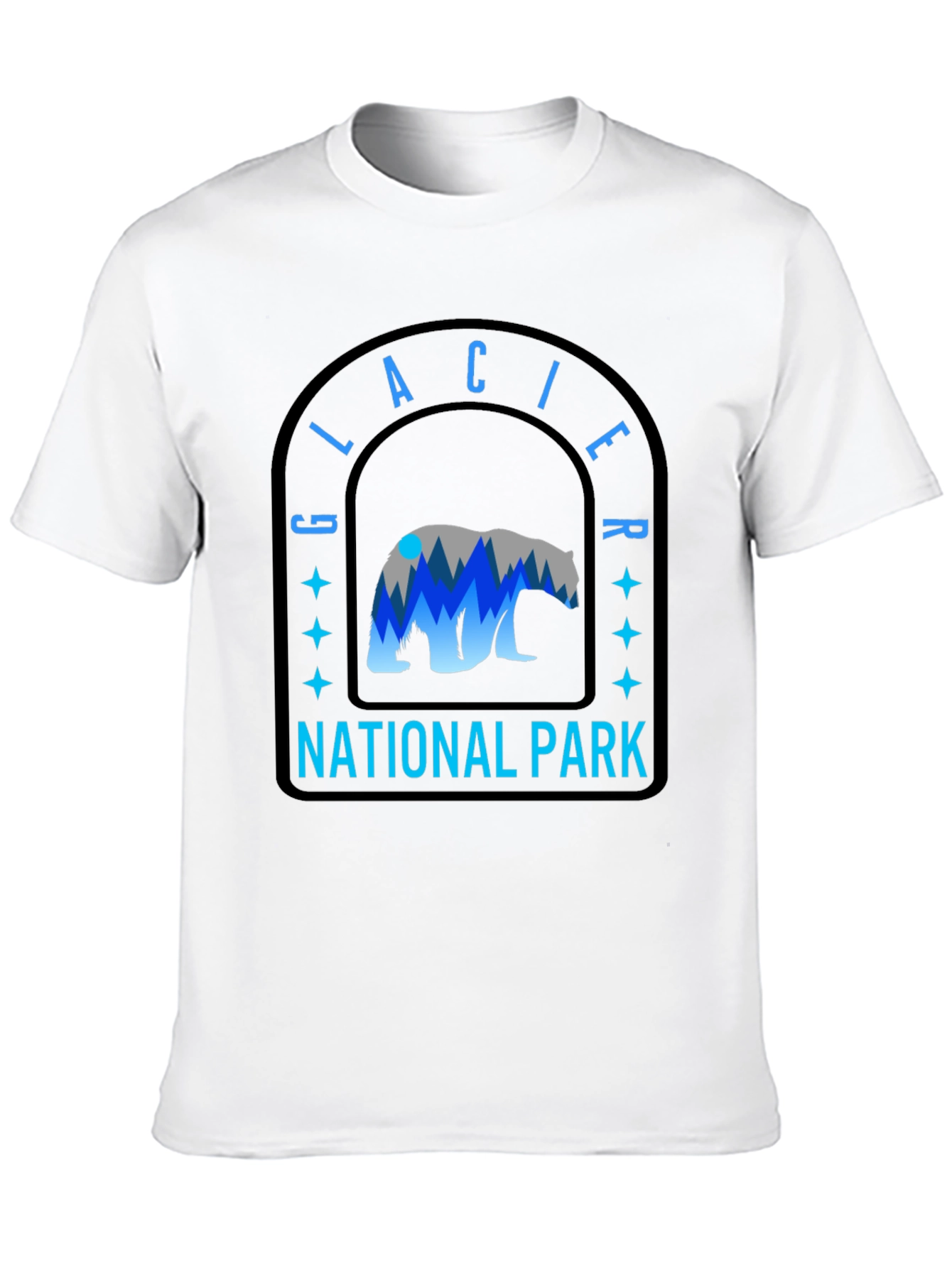 Glacier National Park Bear Graphic Tee
