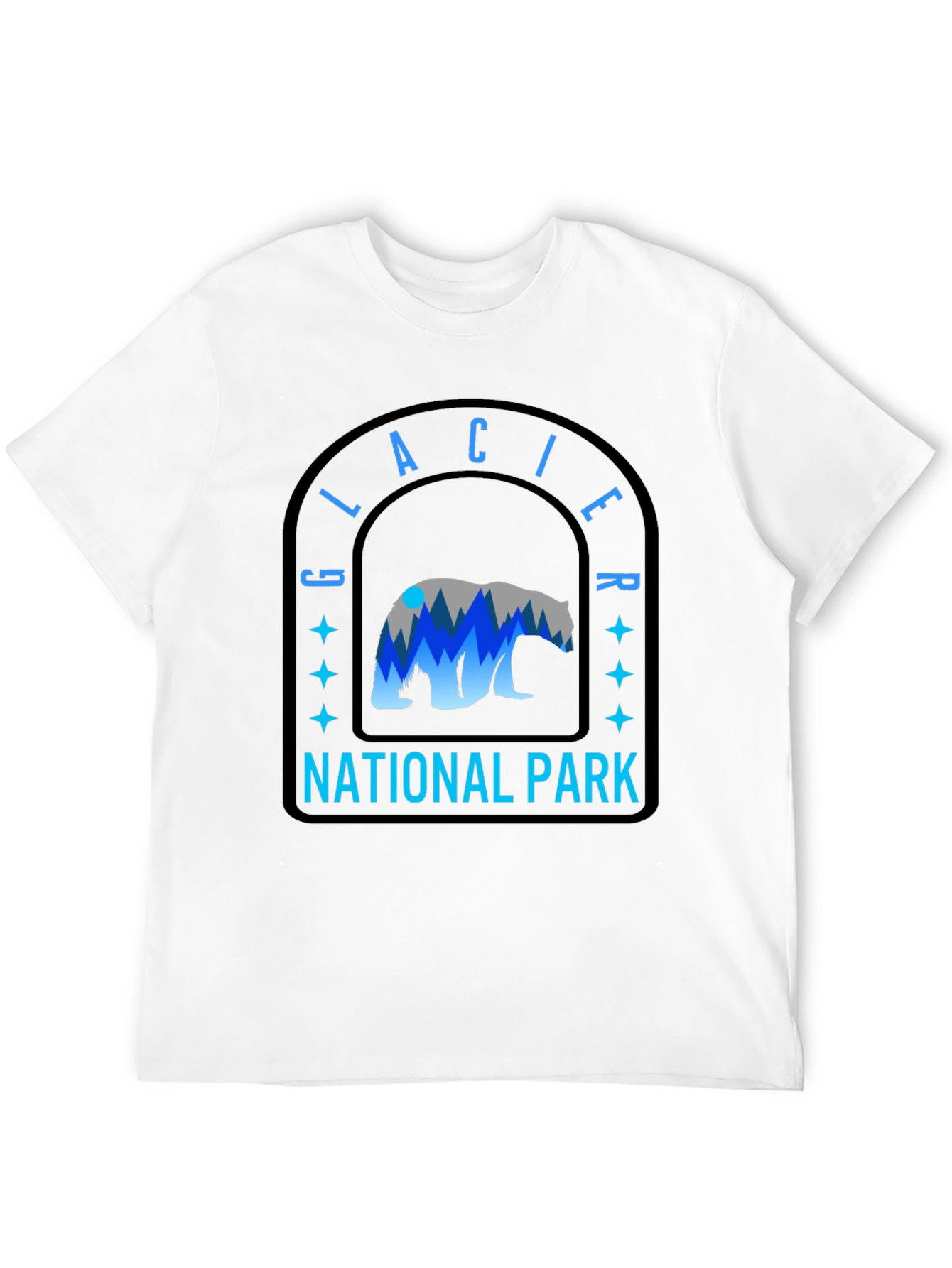 Glacier National Park Bear Graphic Tee