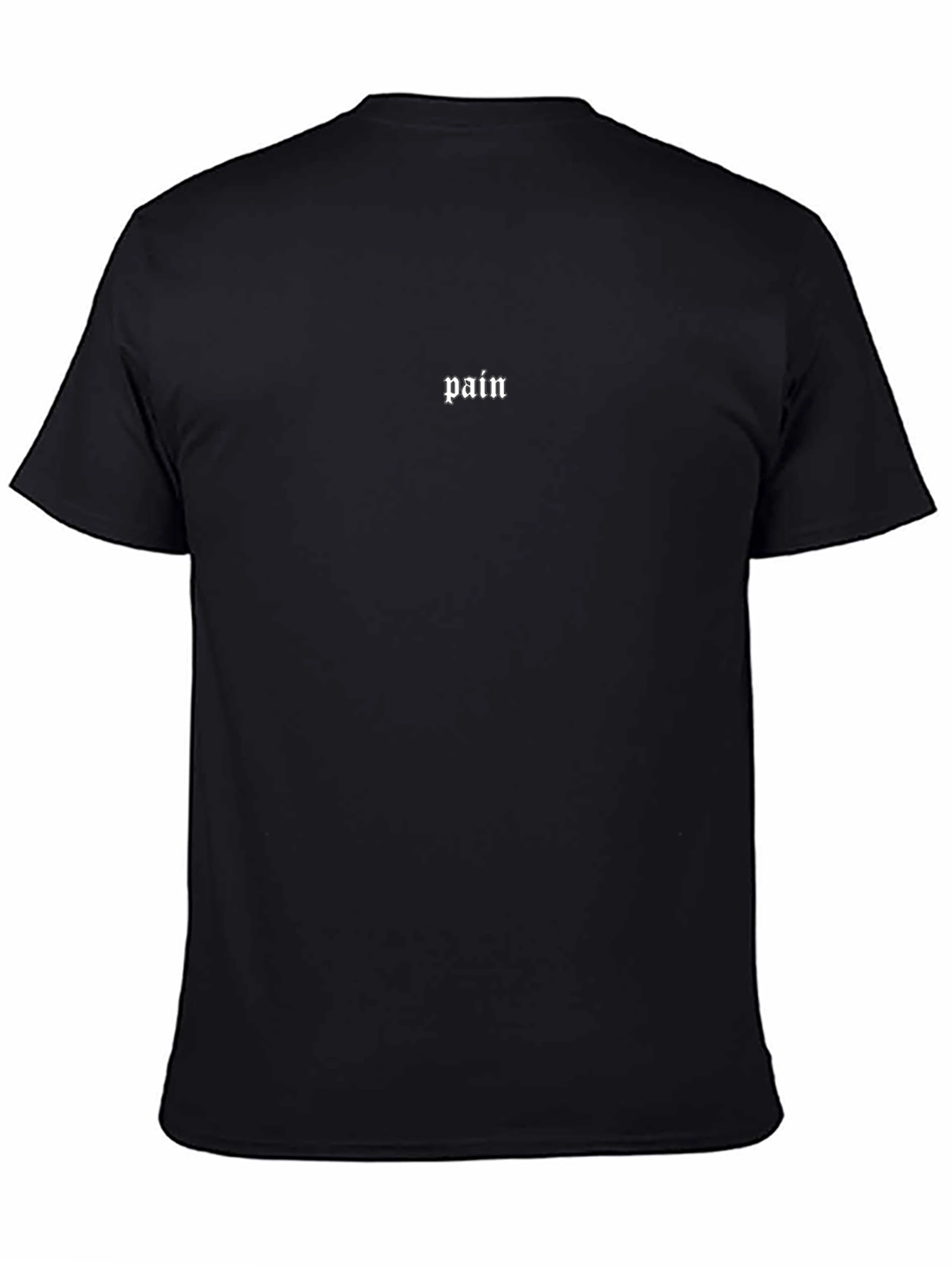 Pain T-Shirt - Gothic Lettering Black Tee