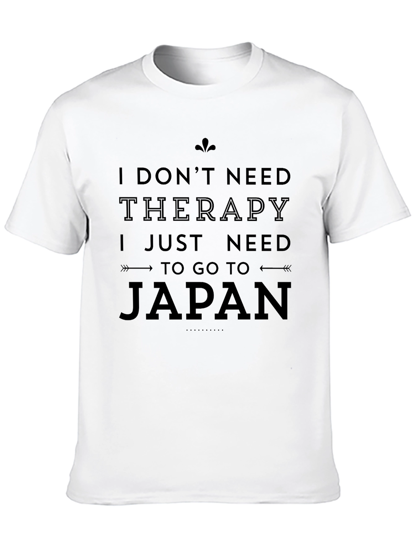 Funny Japan Therapy Graphic T-Shirt