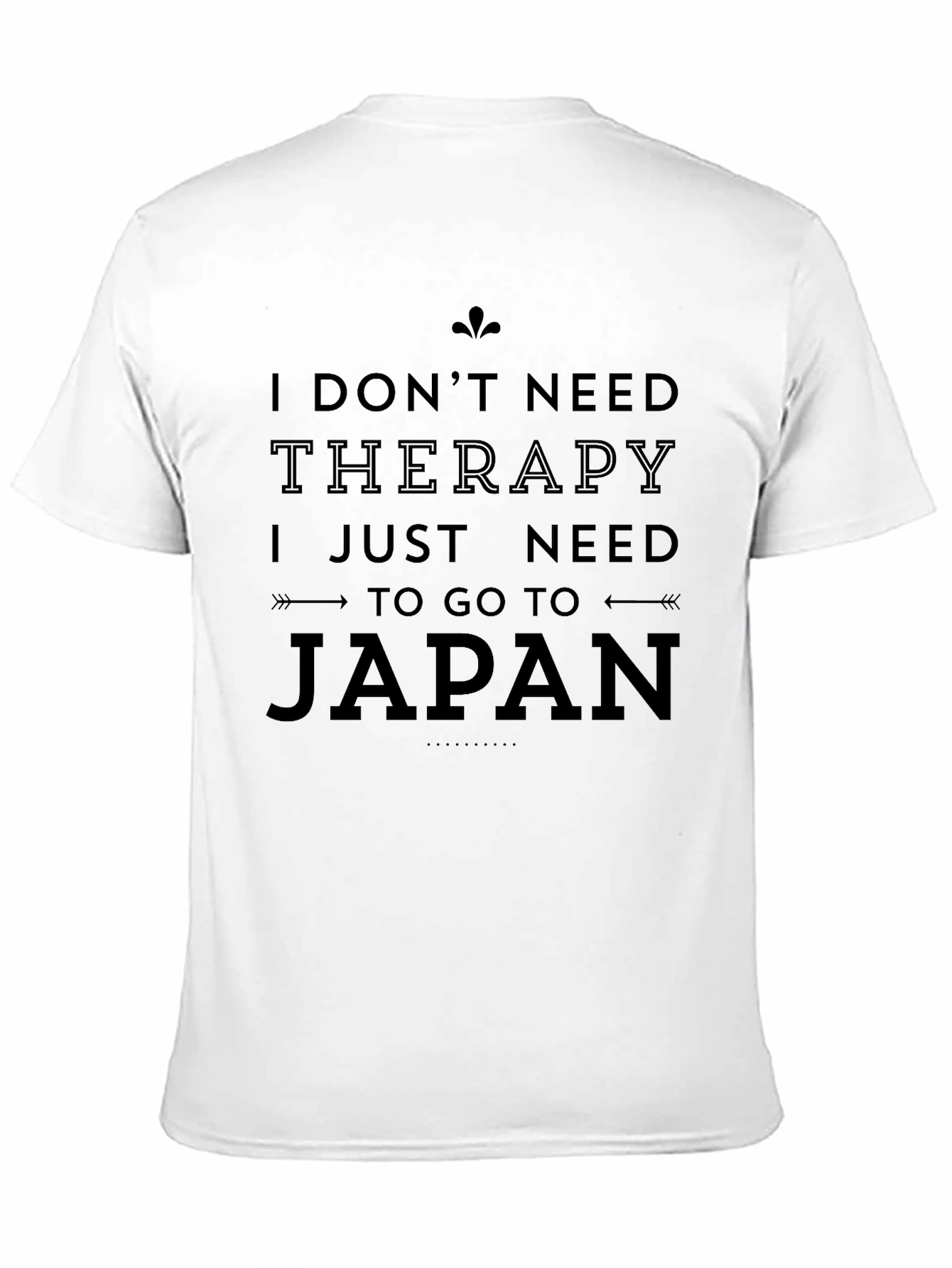 Funny Japan Therapy Graphic T-Shirt