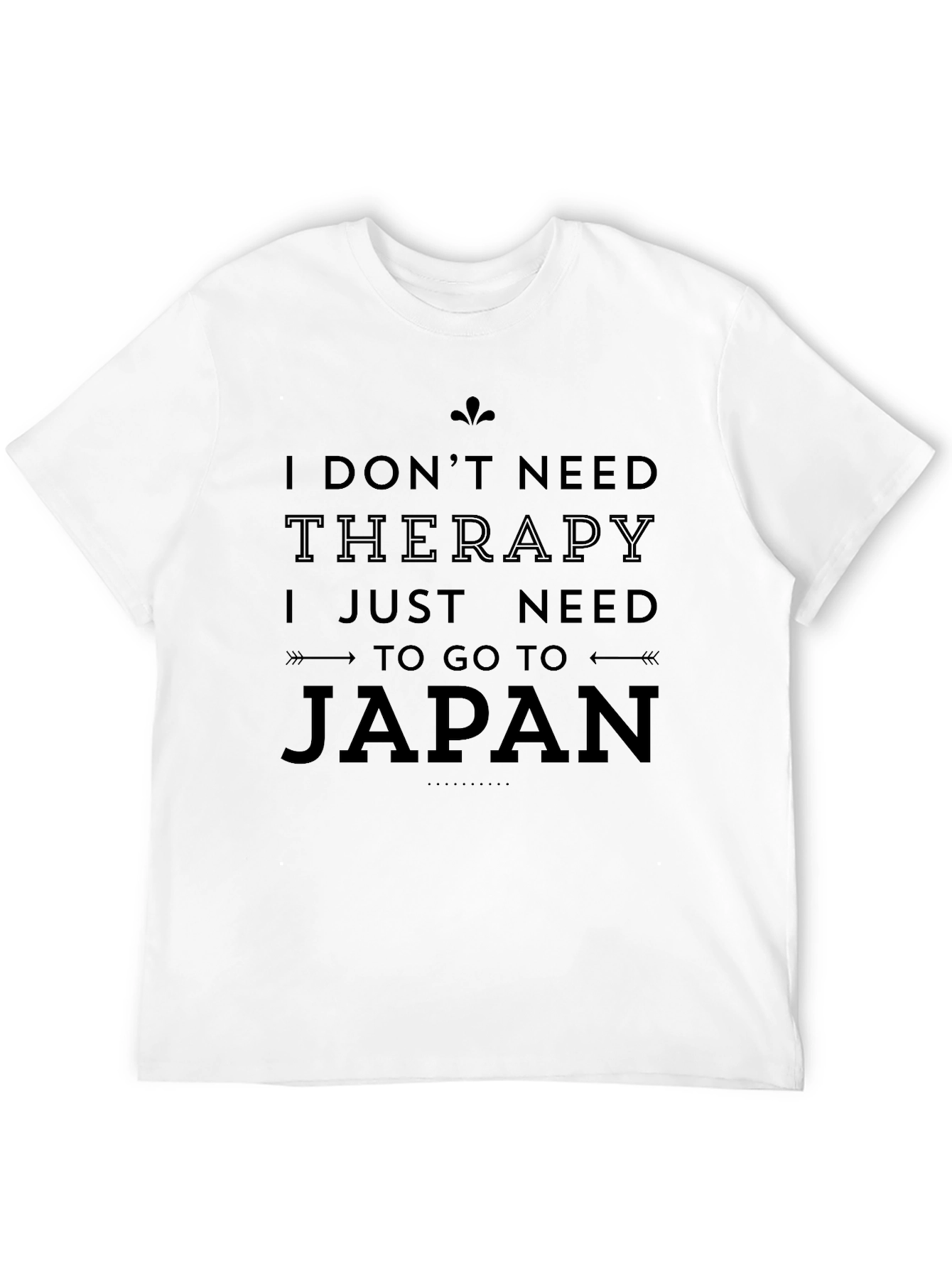 Funny Japan Therapy Graphic T-Shirt