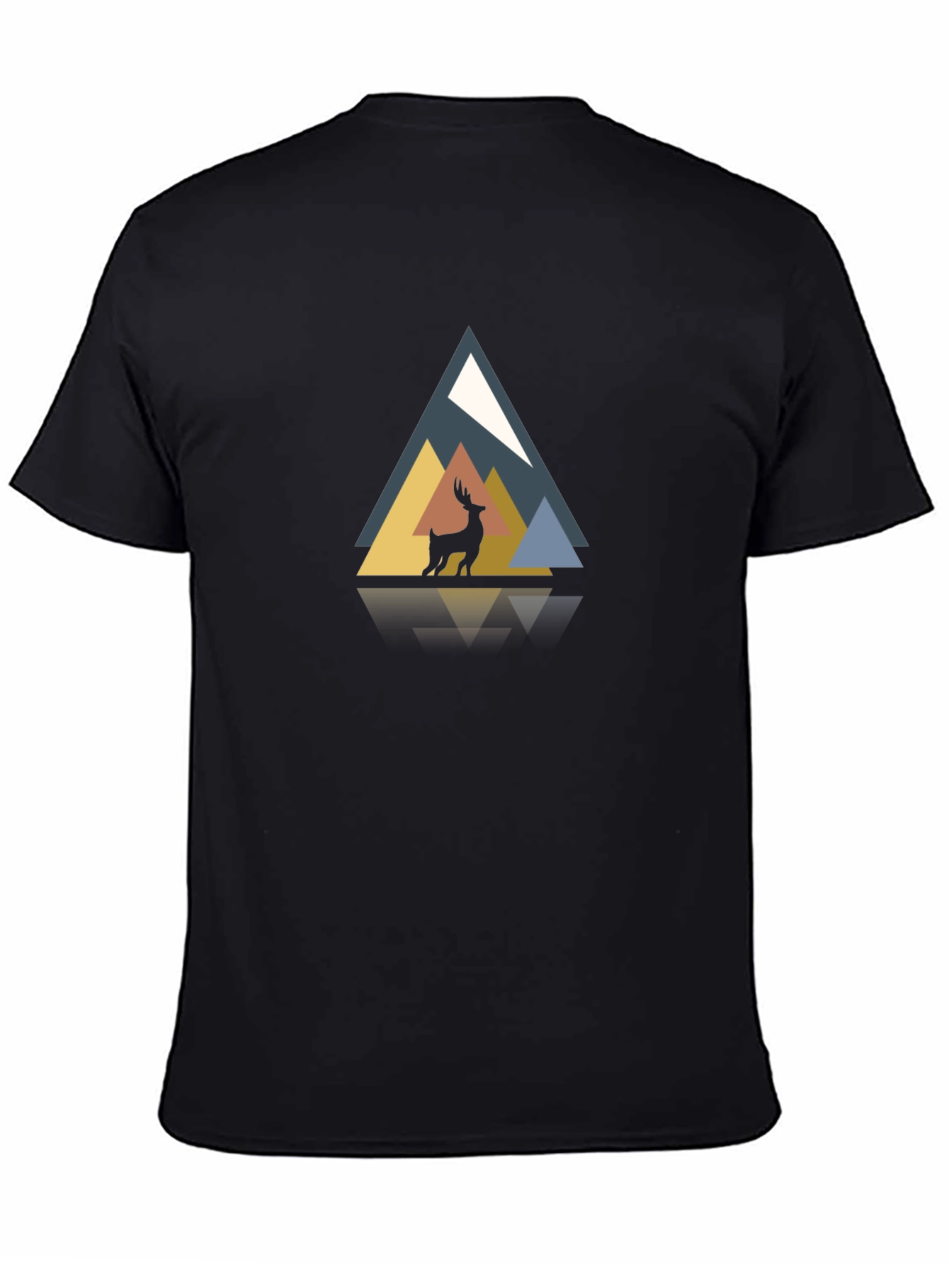 Geometric Deer Graphic Tee