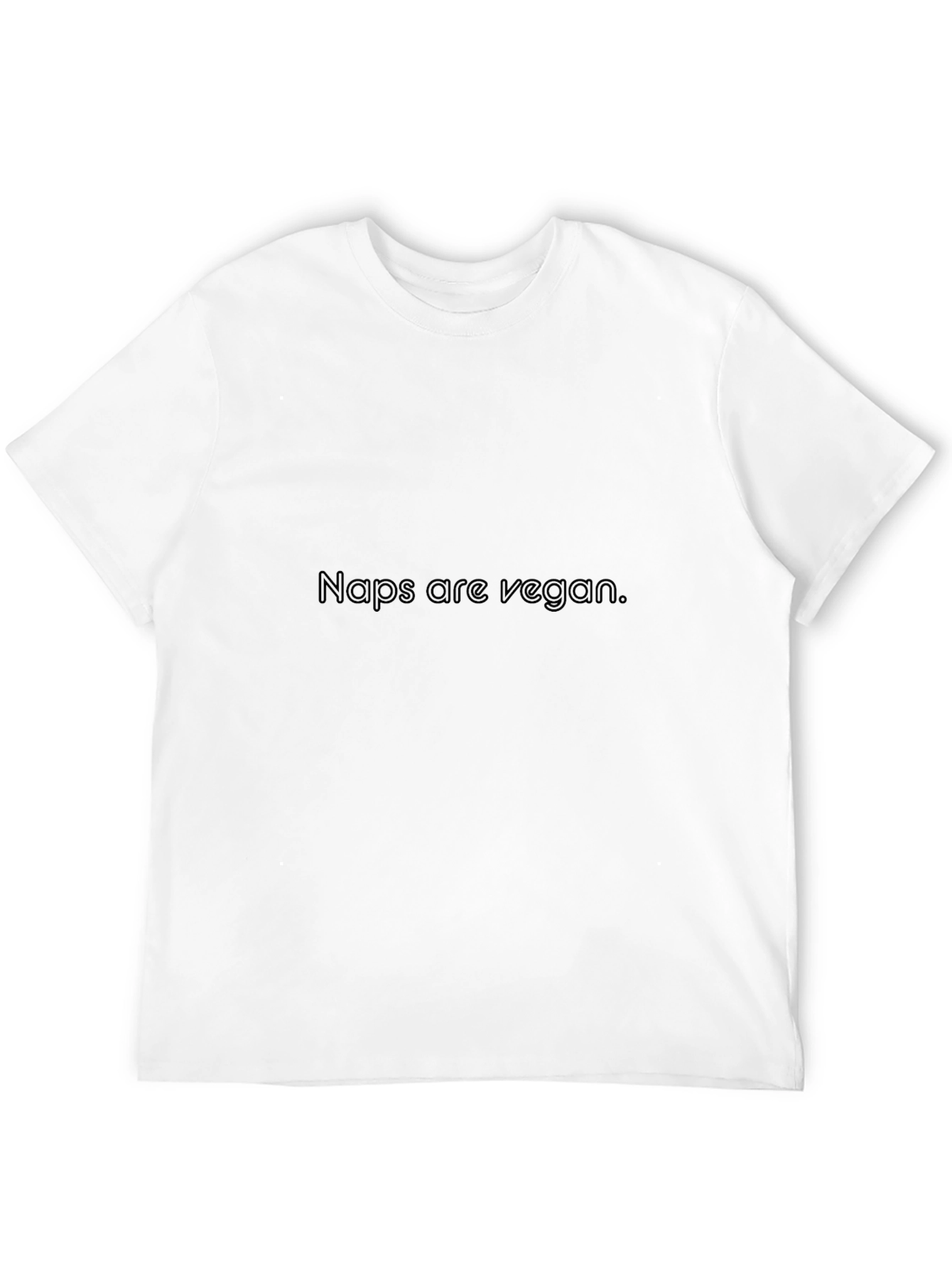 Naps are Vegan Black T-Shirt