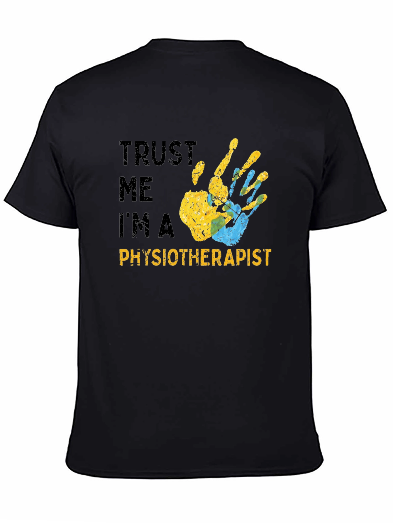 Trust Me Im a Physiotherapist Black T-Shirt