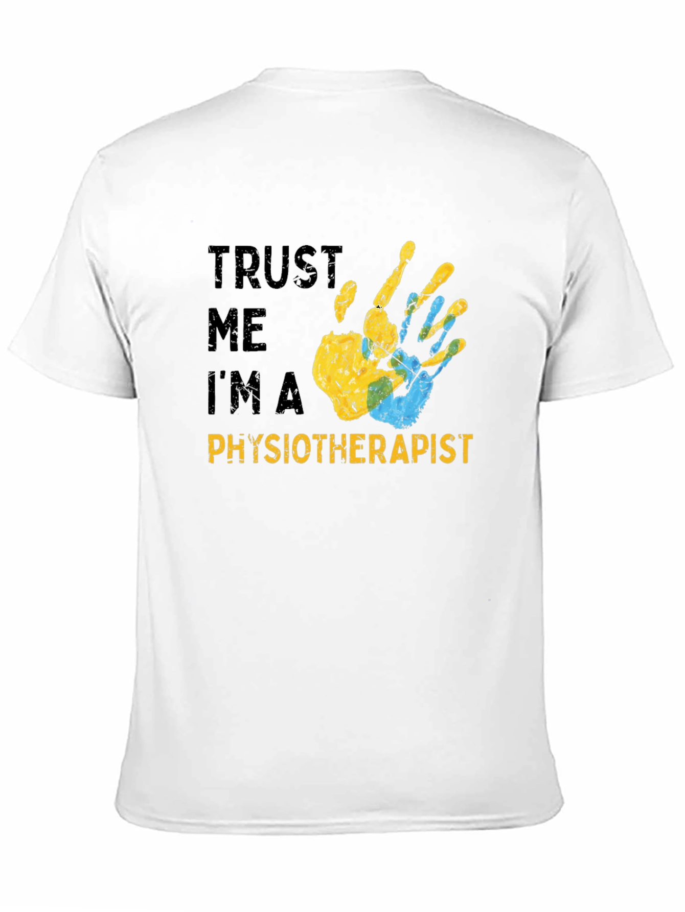 Trust Me Im a Physiotherapist Black T-Shirt