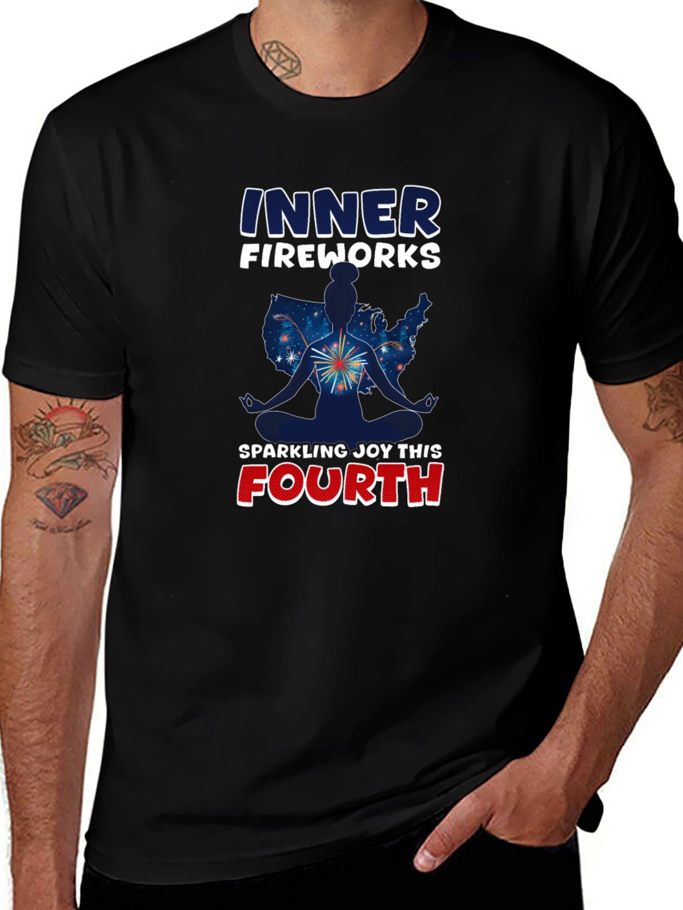 Inner Fireworks Fourth T-Shirt