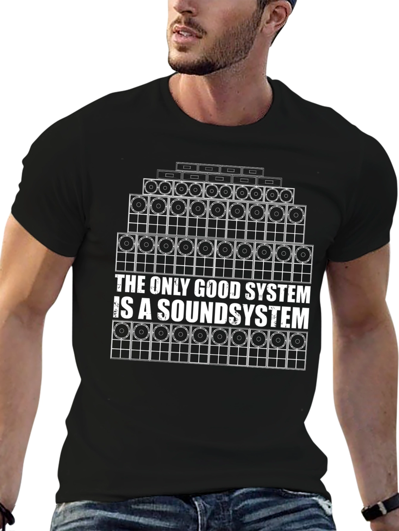 Sound System T-Shirt - Music Lover Tee