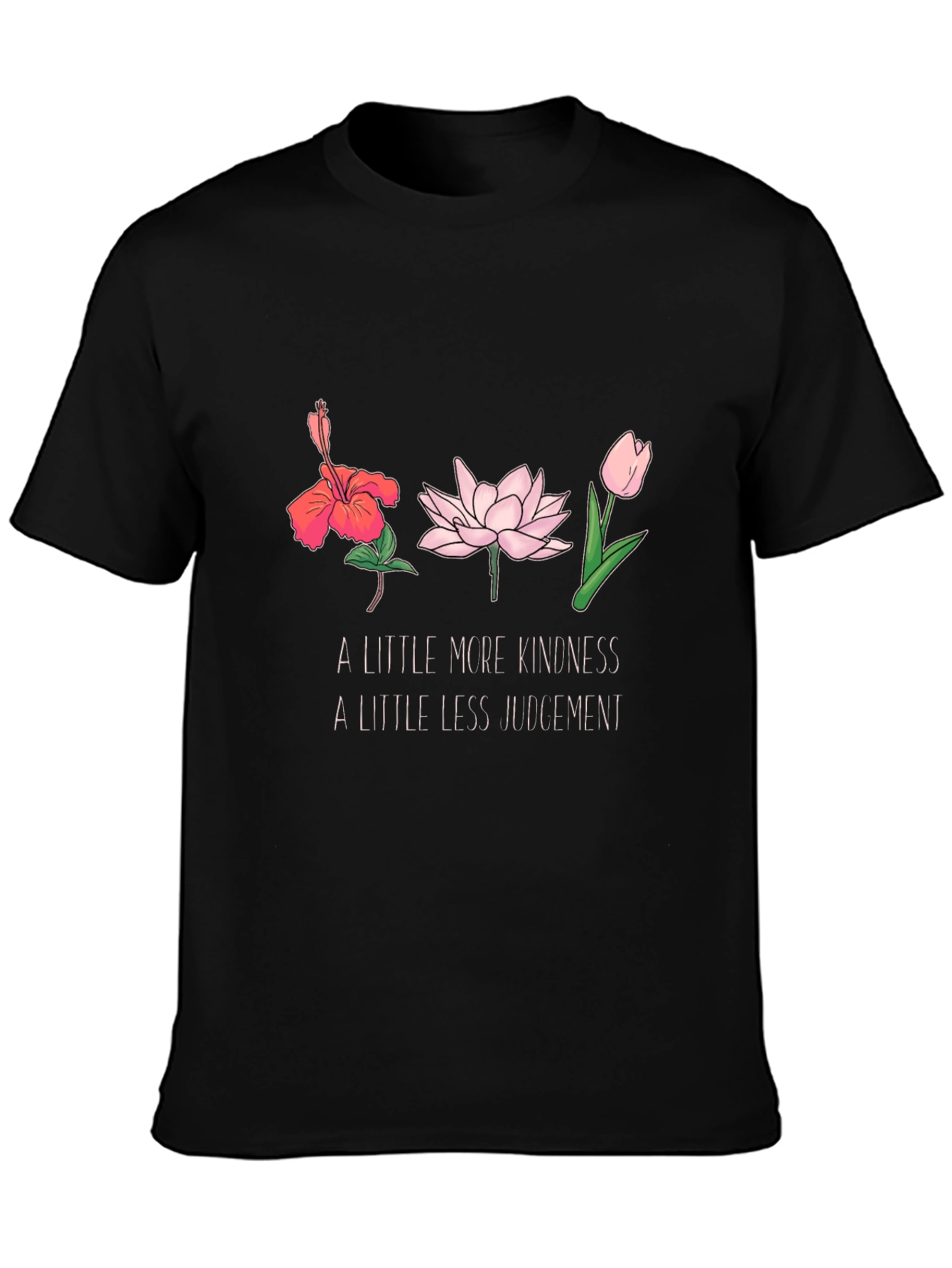 Kindness Flower Graphic T-Shirt