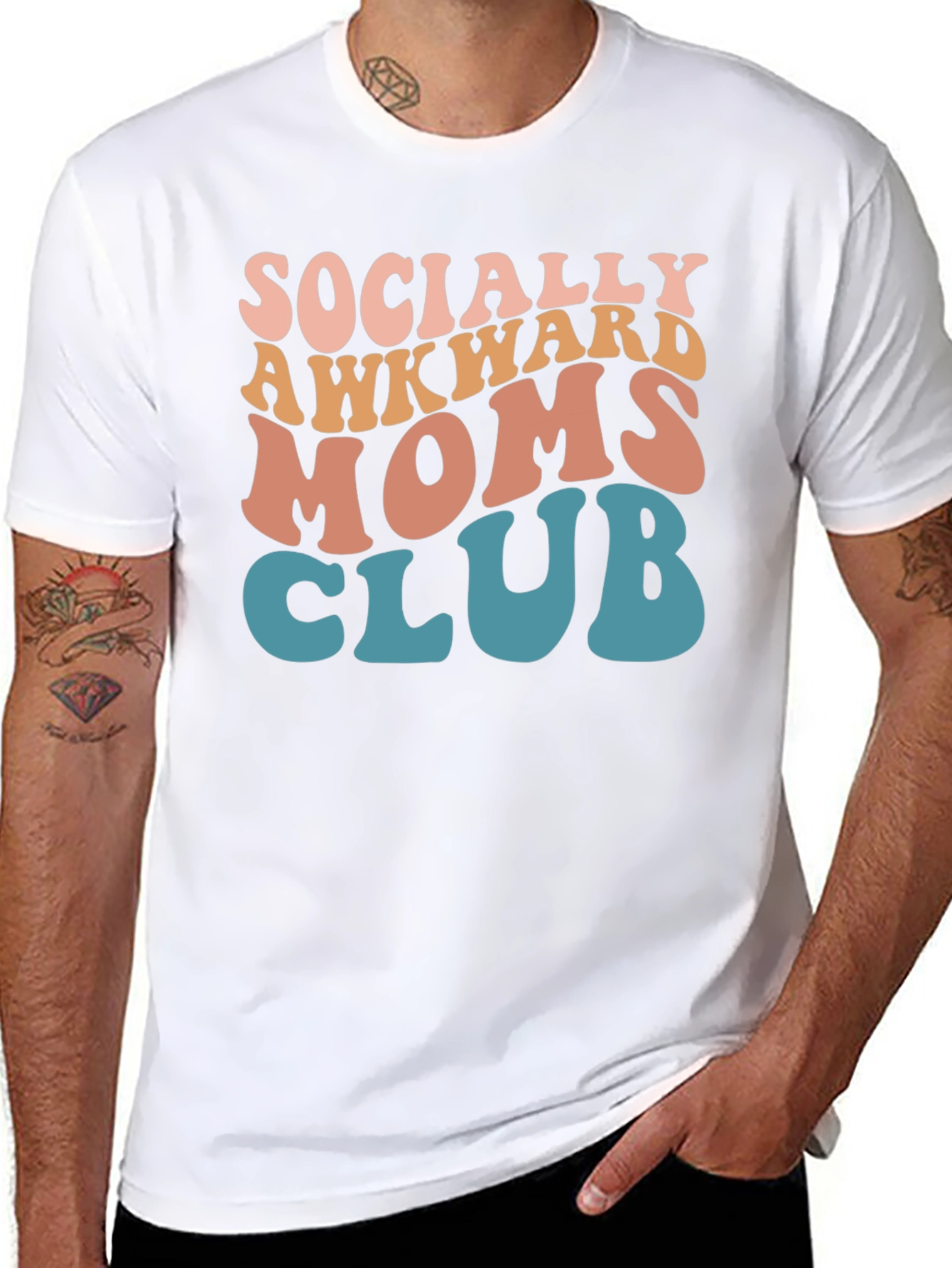 Socially Awkward Moms Club Graphic Tee