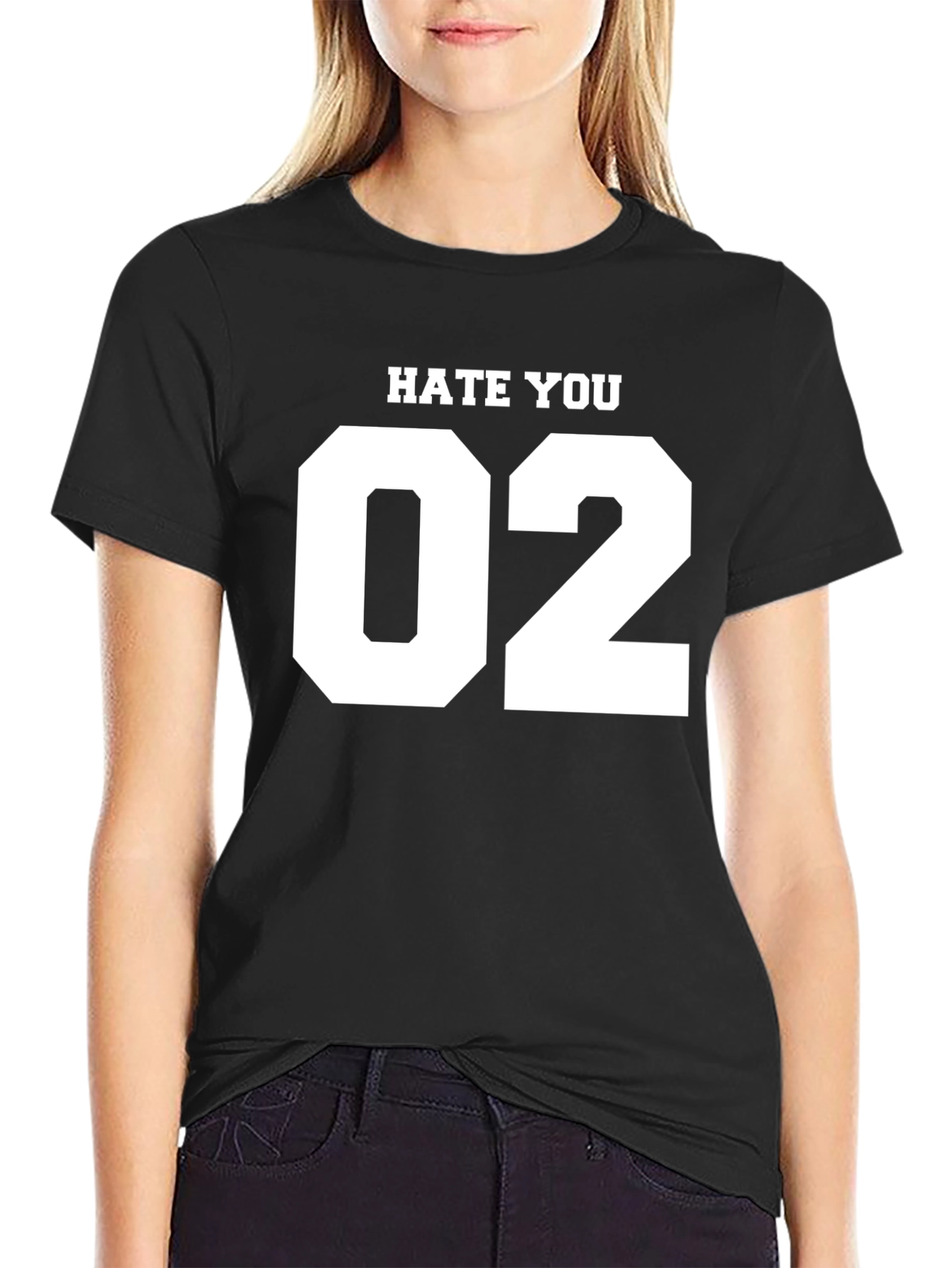 Hate You 02 Black Graphic Tee