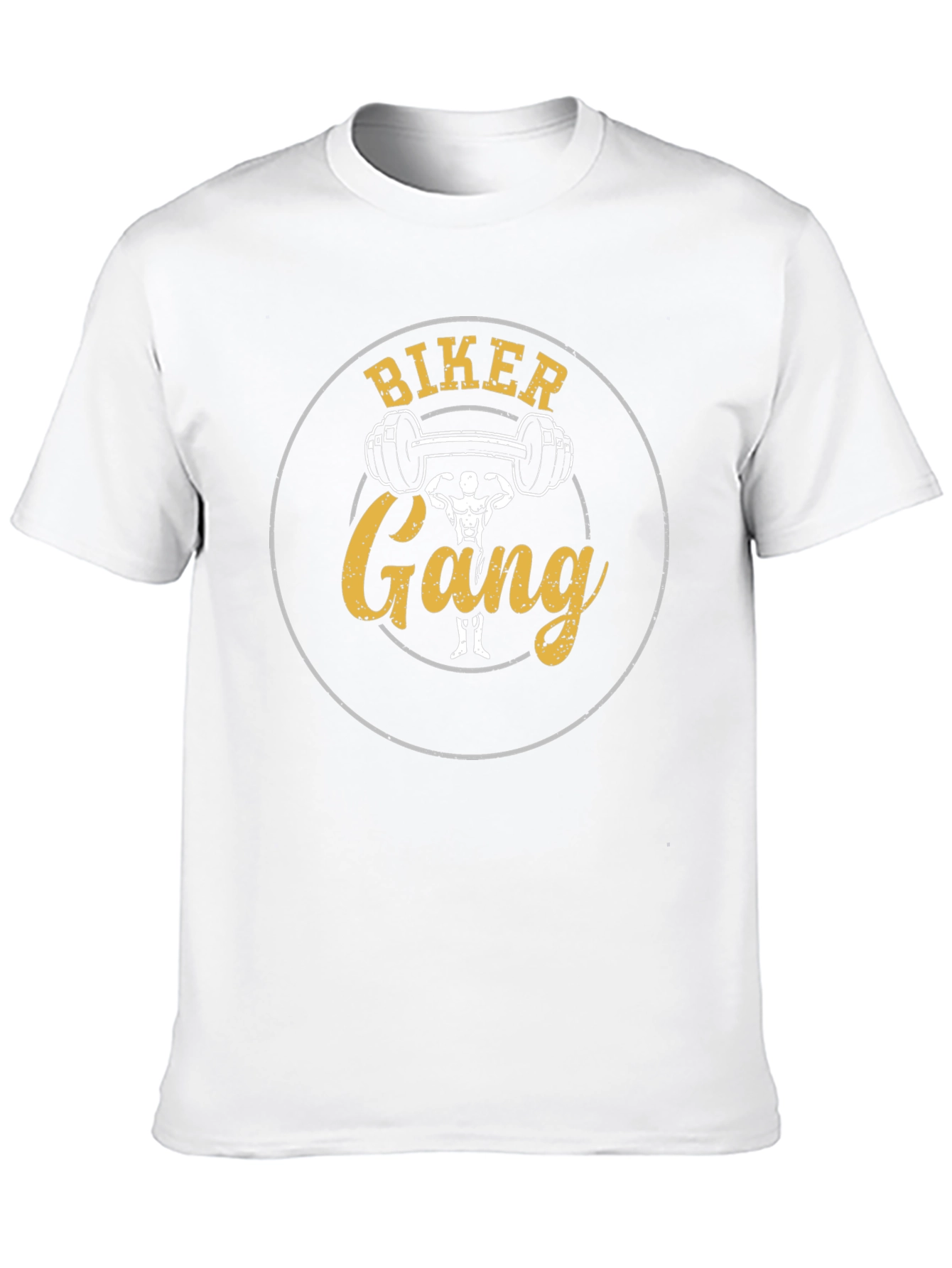 Biker Gang Gym T-Shirt - Black