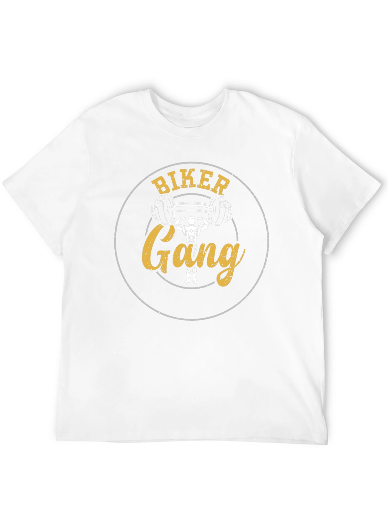 Biker Gang Gym T-Shirt - Black